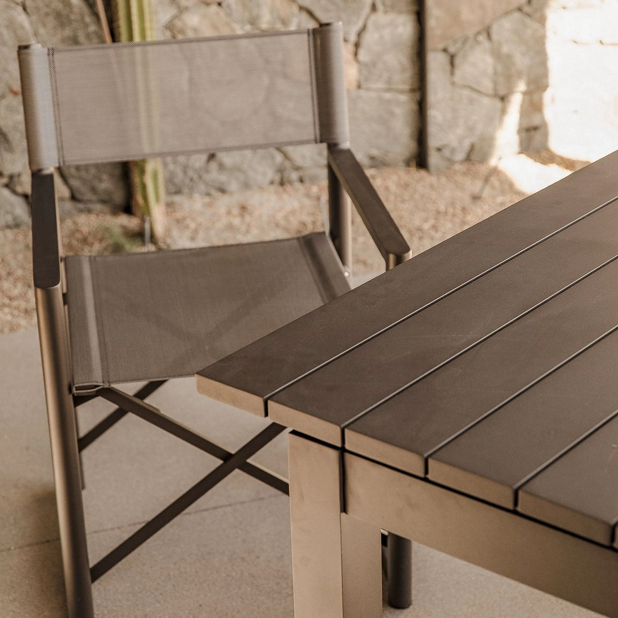 Pacific Aluminum Extension Dining Table