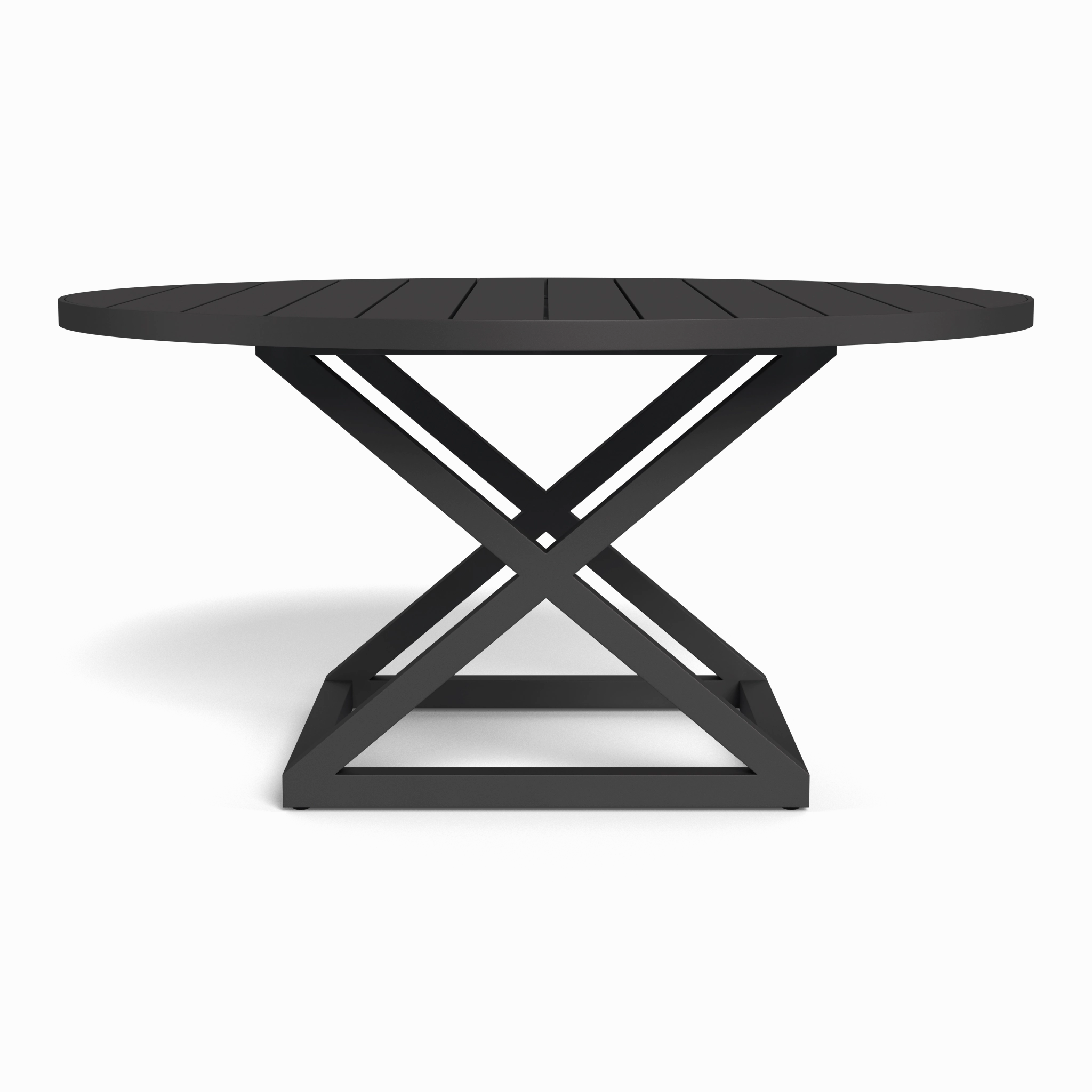 Pacific Aluminum Round Dining Table 60"outdoor table for balcony or garden