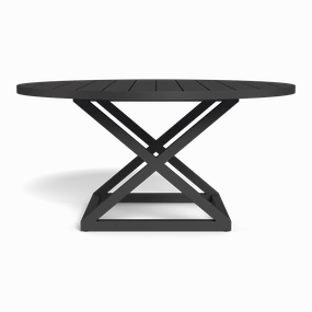 Pacific Aluminum Round Dining Table 60"outdoor table for balcony or garden