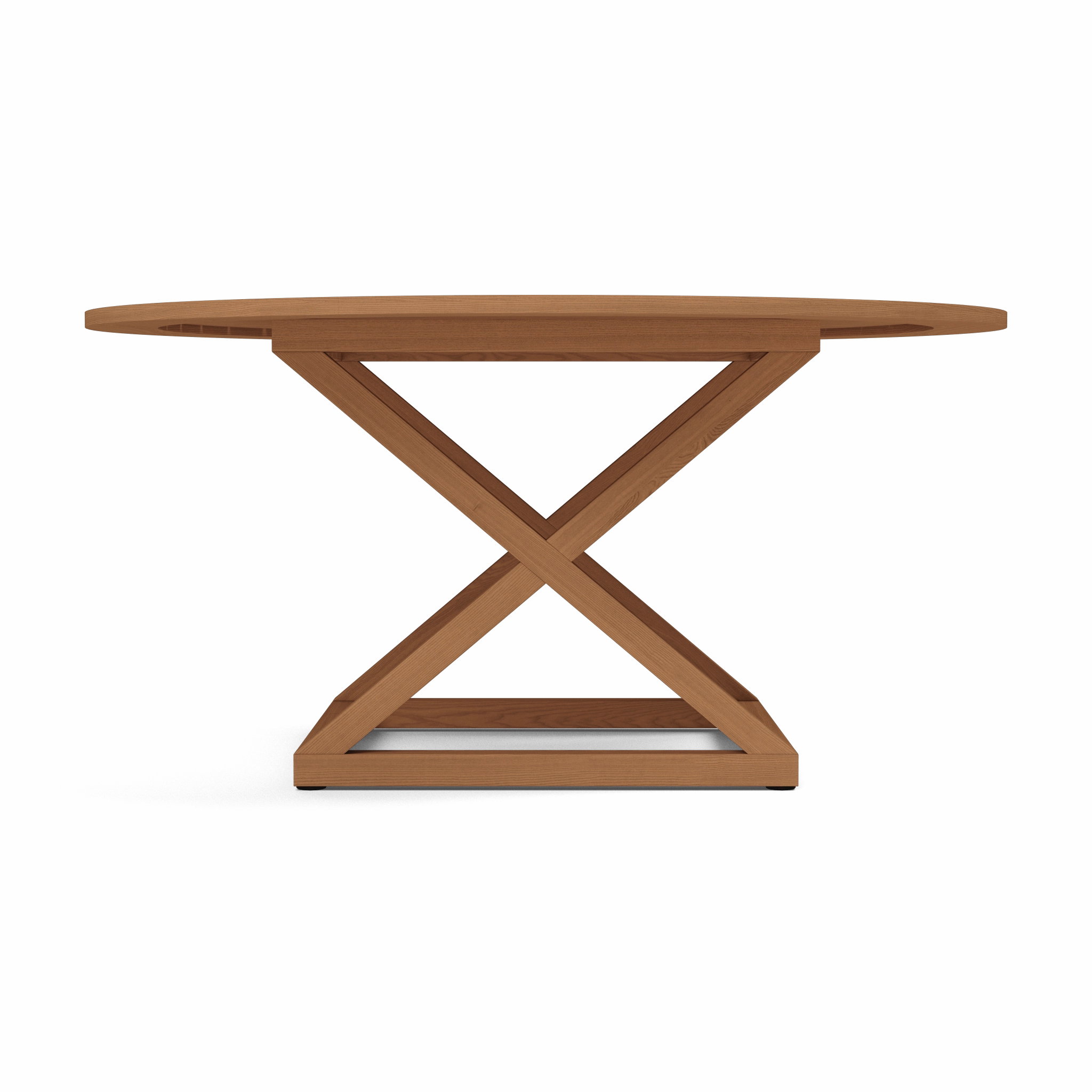 Pacific Teak Round Dining Table 60"outdoor table for balcony or garden