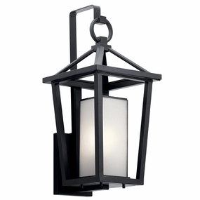 Pai One Light Outdoor Wall Mount BlackOutdoor wall sconces with motion sensor