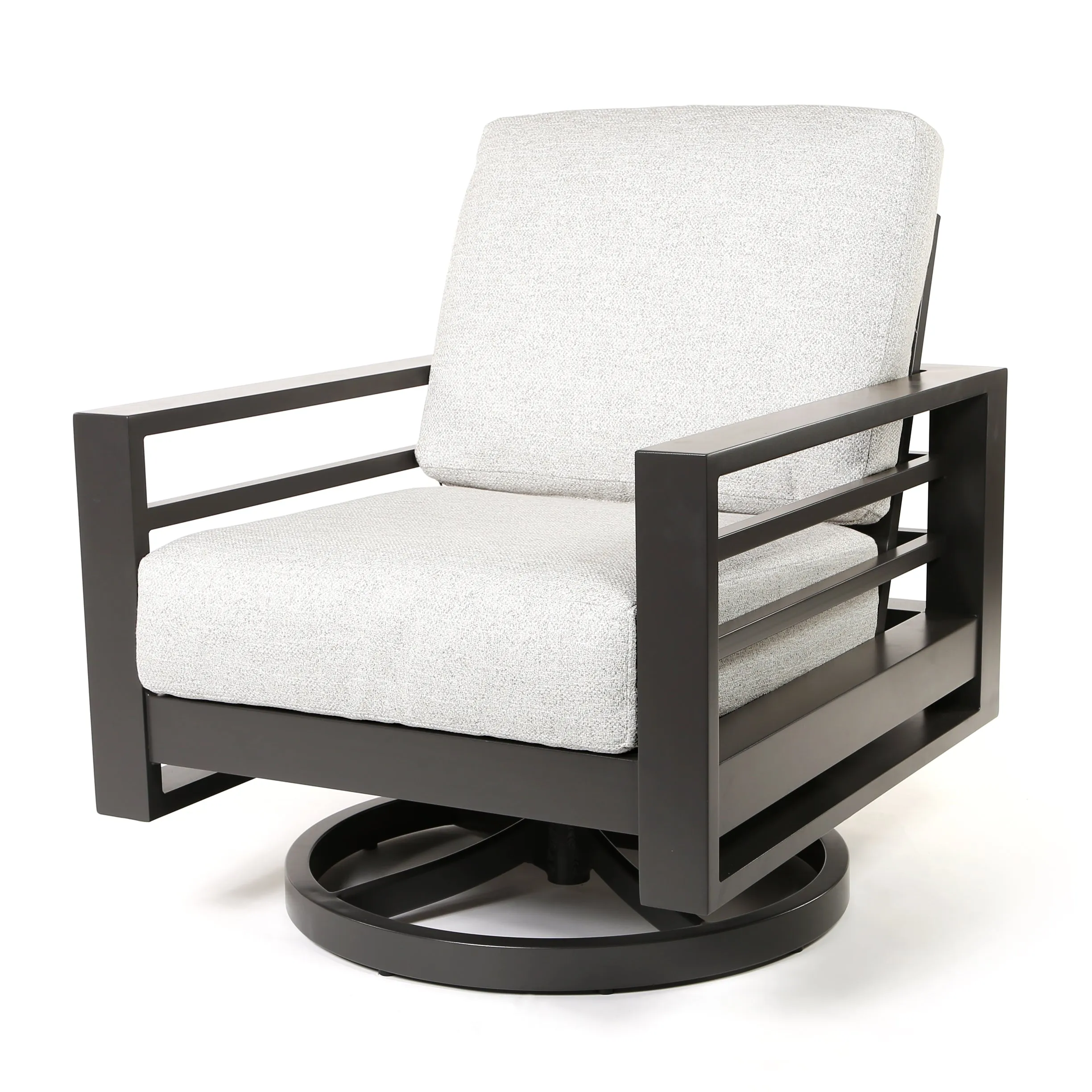 Palermo High Back Swivel Rocker Club Chair