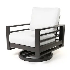 Palermo High Back Swivel Rocker Club Chairoutdoor chair for garden and patio