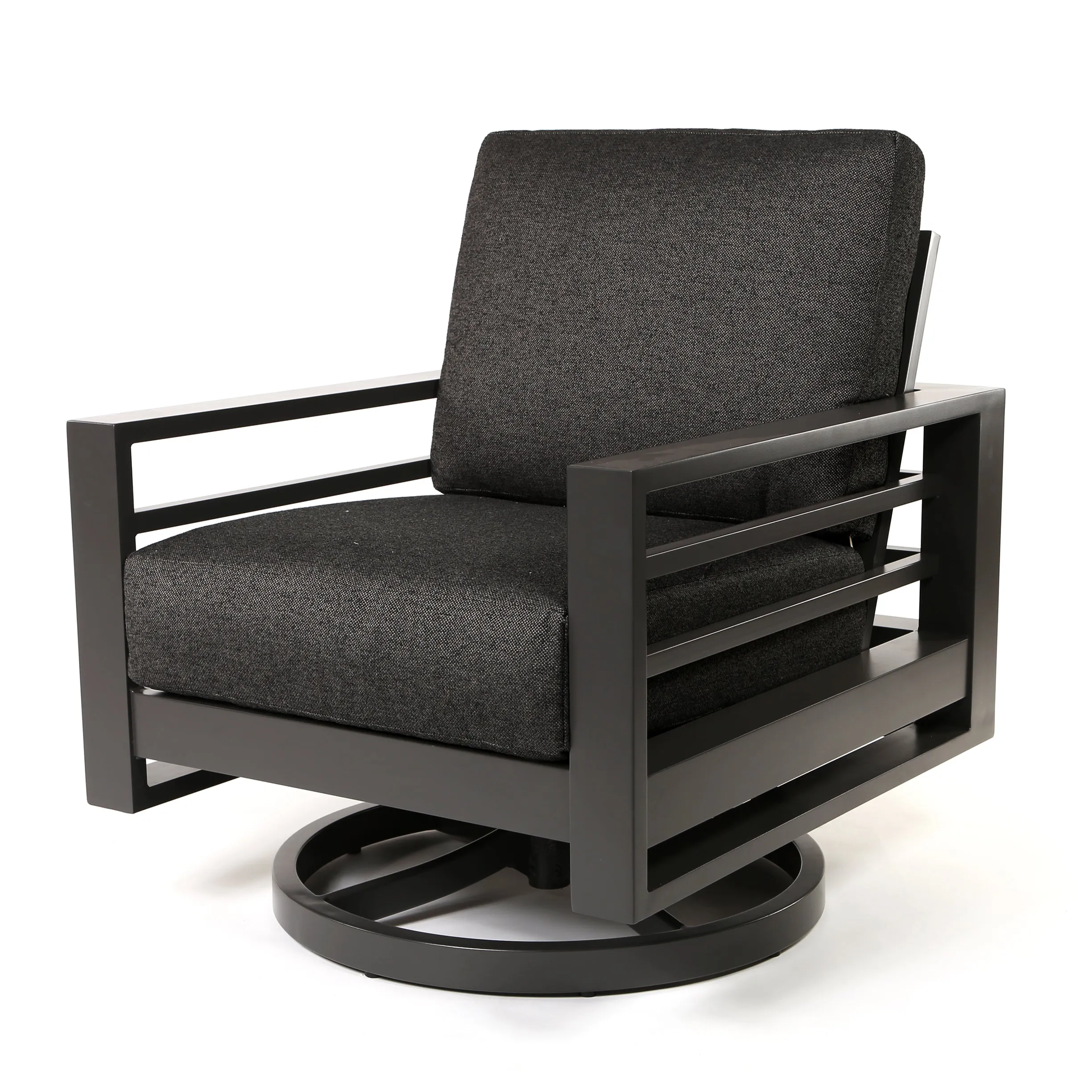 Palermo High Back Swivel Rocker Club Chair