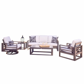 Palermo 5 Piece Sofa Setaluminum alloy outdoor sofa set