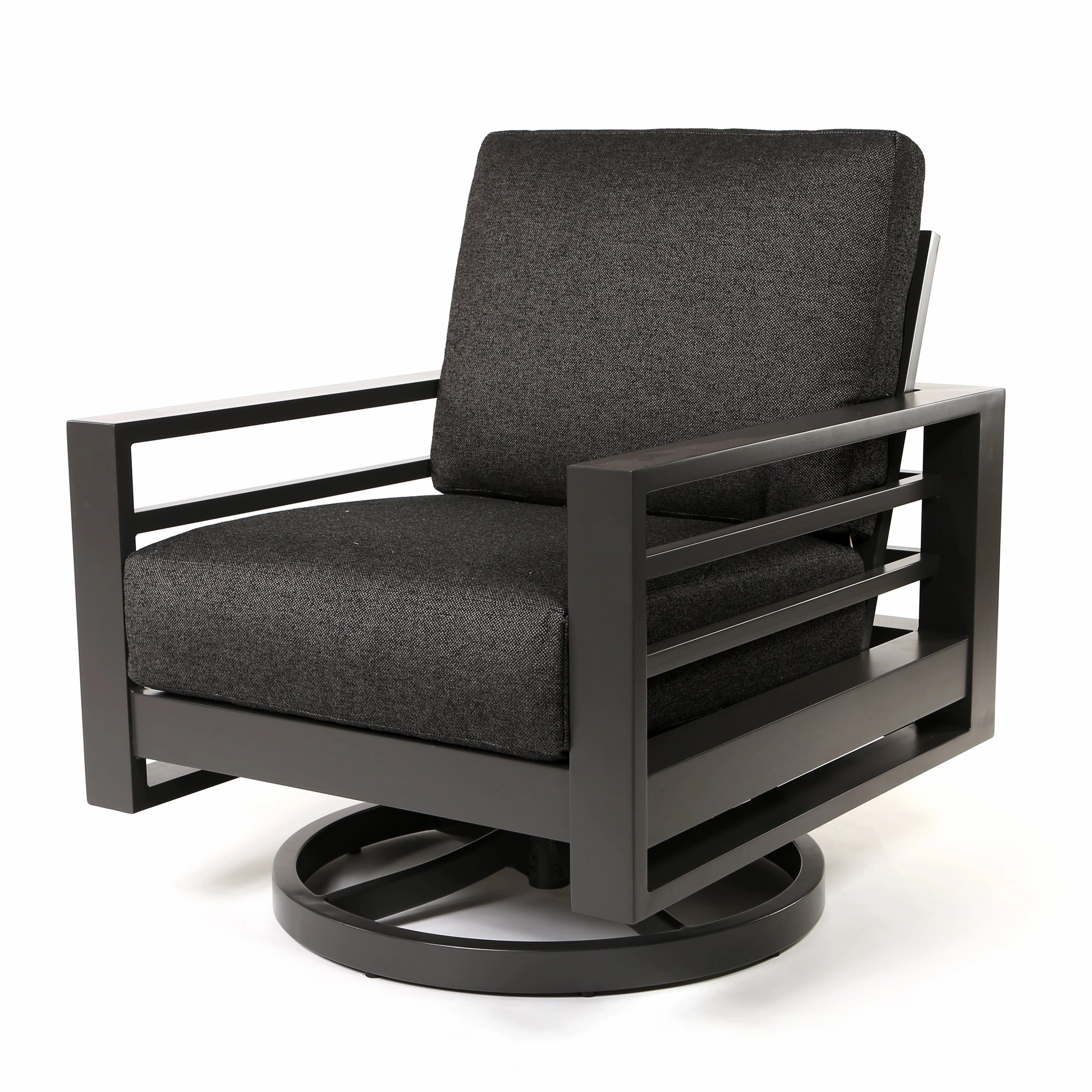 Palermo High Back Swivel Rocker Club Chair