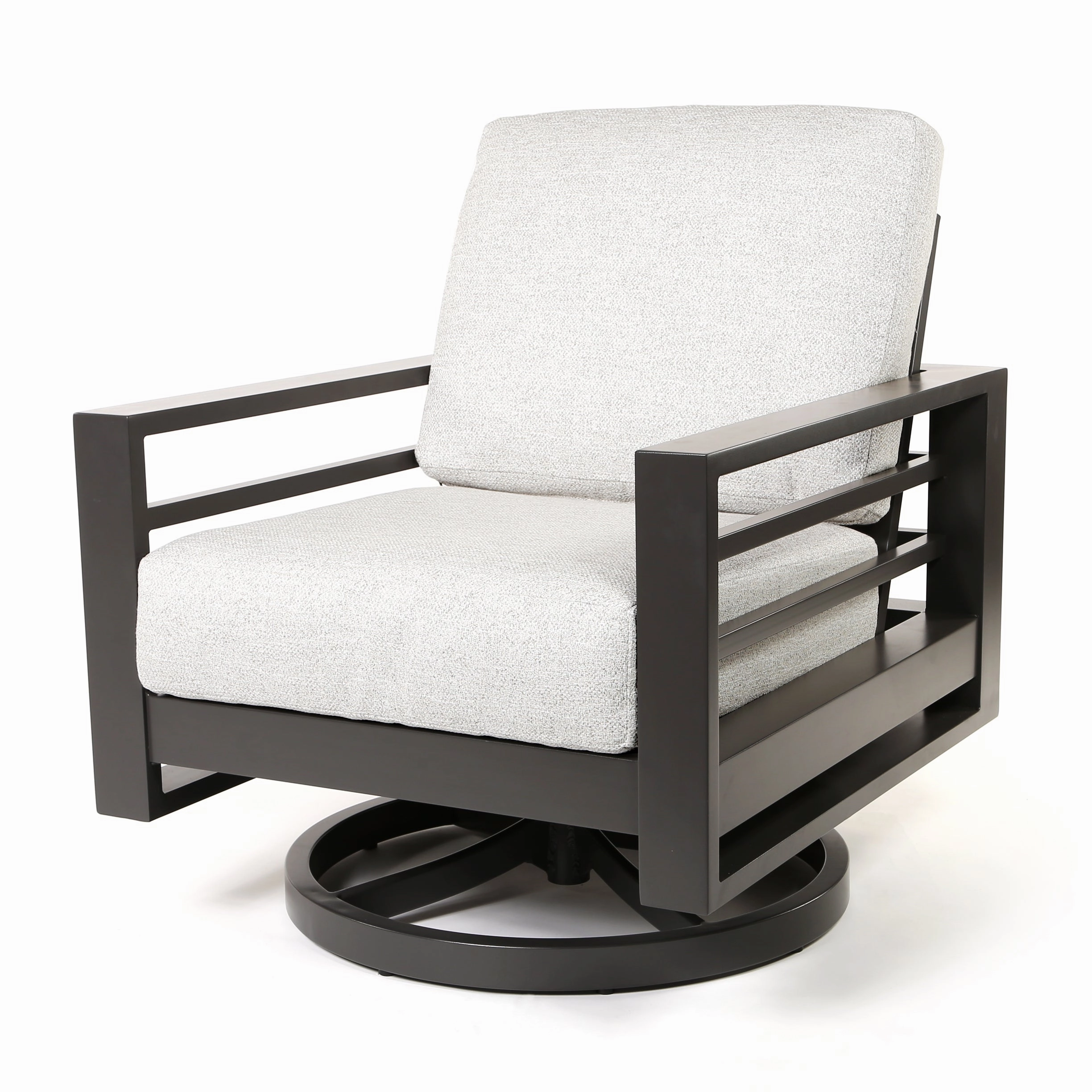 Palermo High Back Swivel Rocker Club Chair
