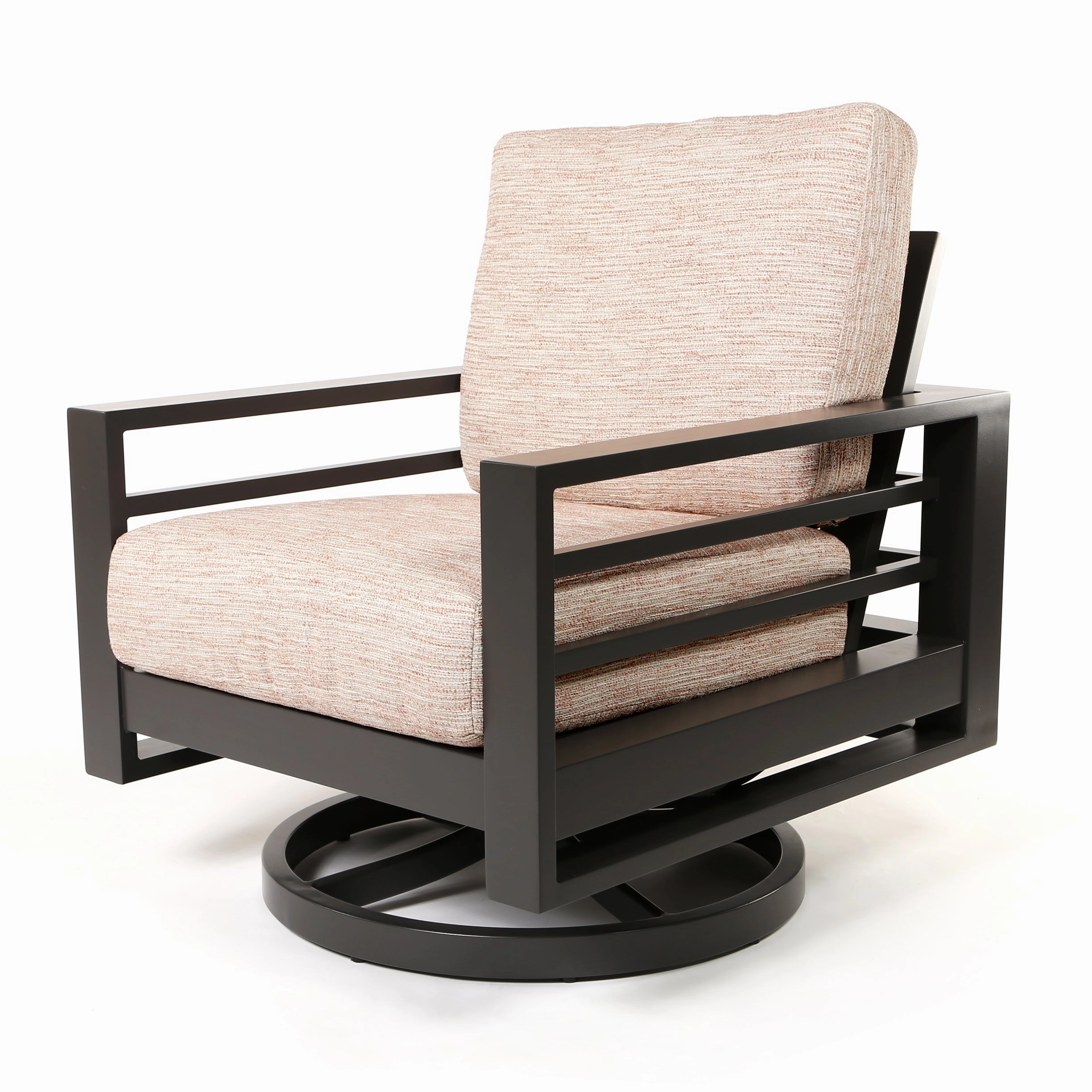 Palermo High Back Swivel Rocker Club Chair