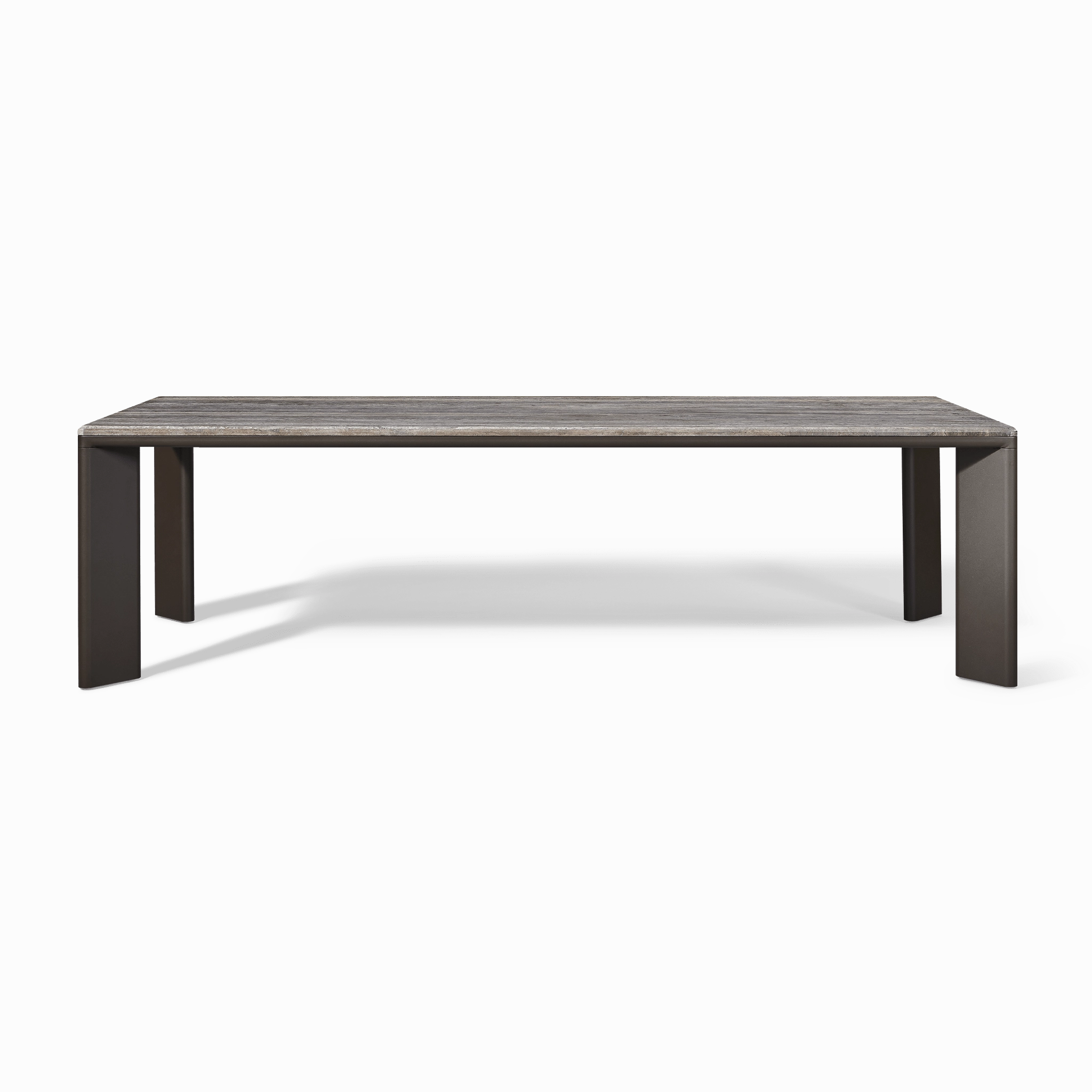 Palm Beach Aluminum Rectangle Dining Tableoutdoor table for balcony or garden
