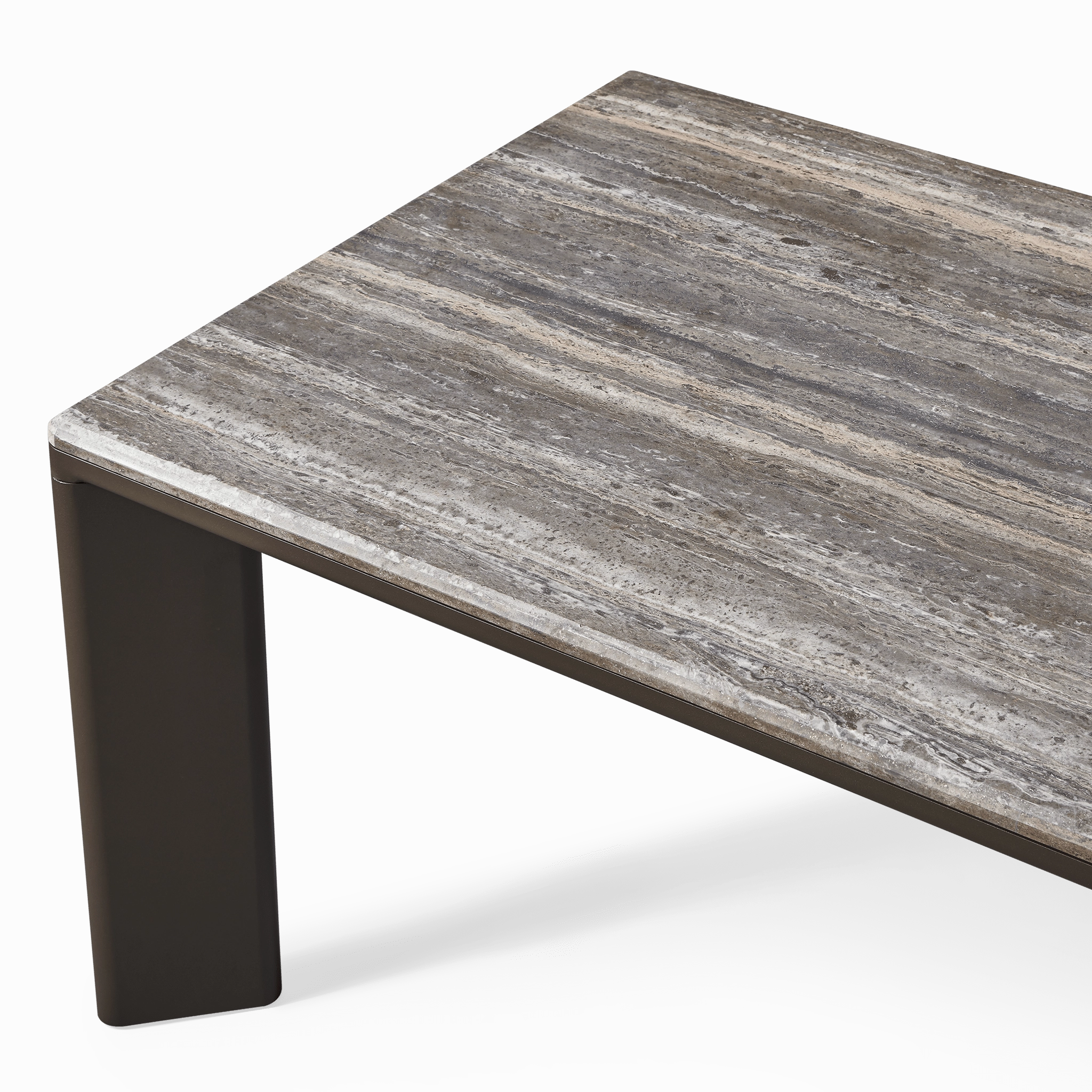 Palm Beach Aluminum Rectangle Dining Table