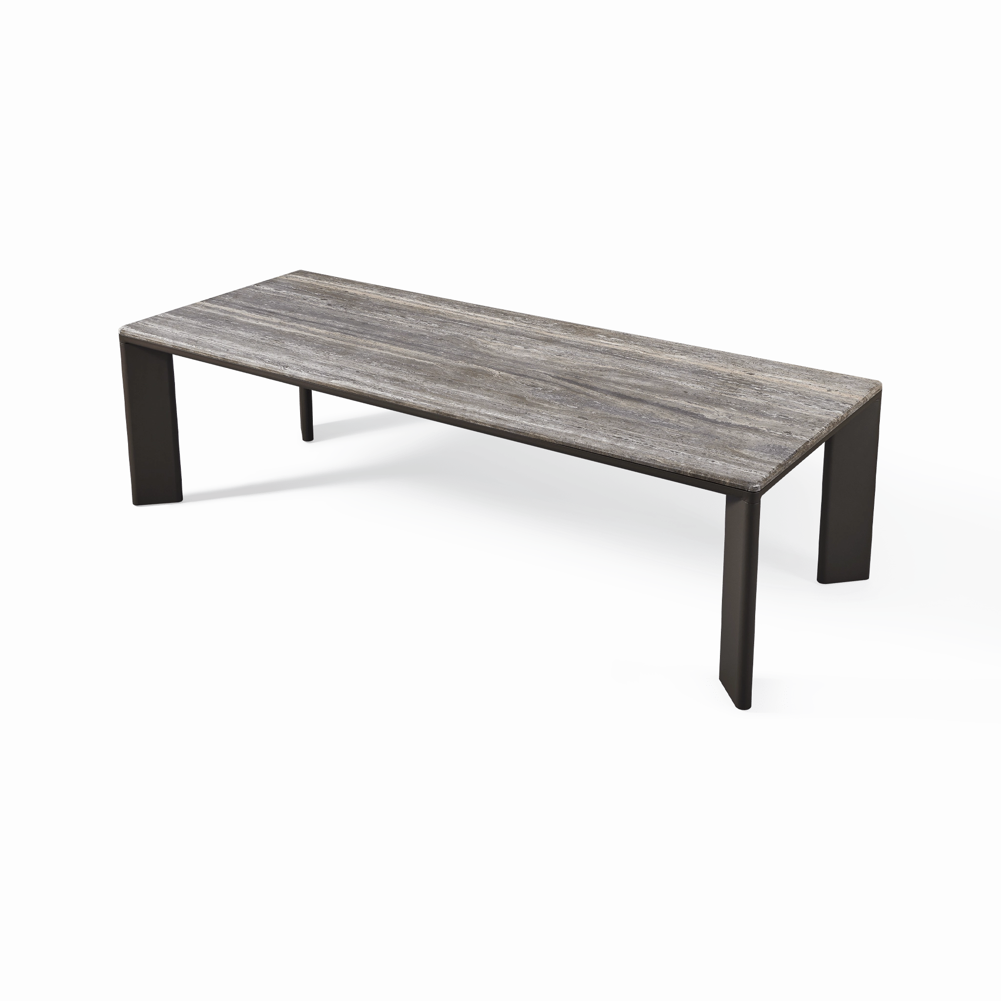 Palm Beach Aluminum Rectangle Dining Table