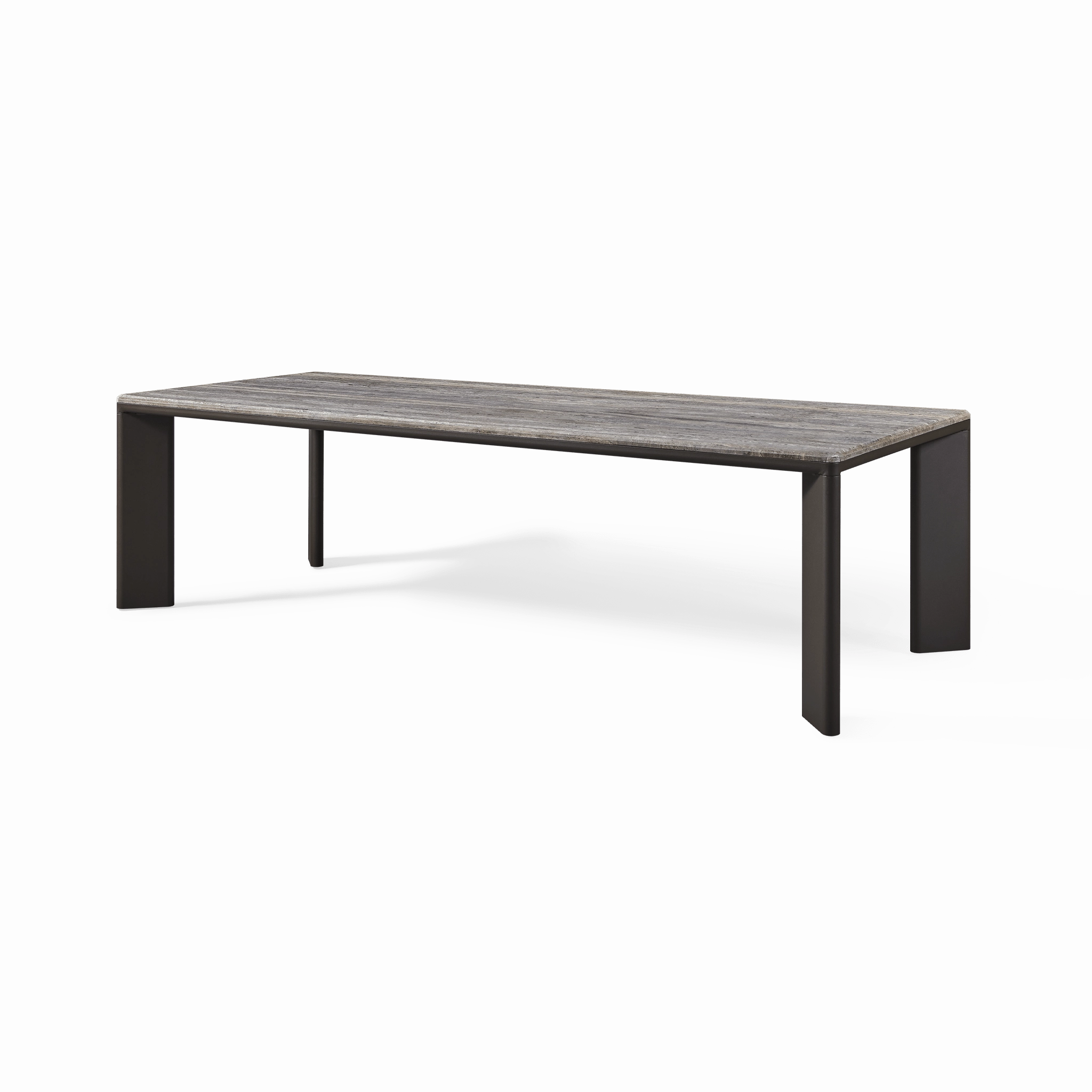 Palm Beach Aluminum Rectangle Dining Table