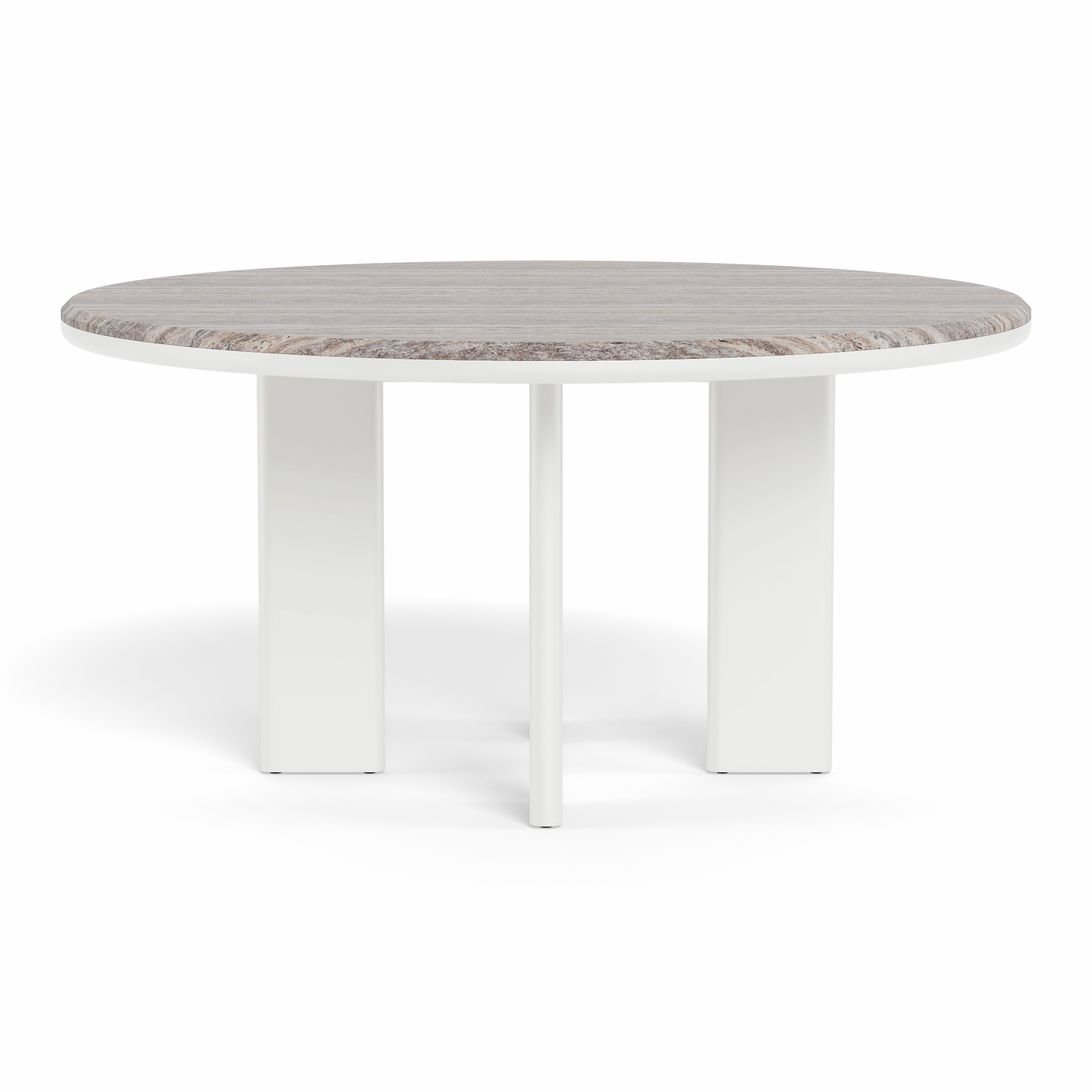 Palm Beach Aluminum Round Dining Table 60"