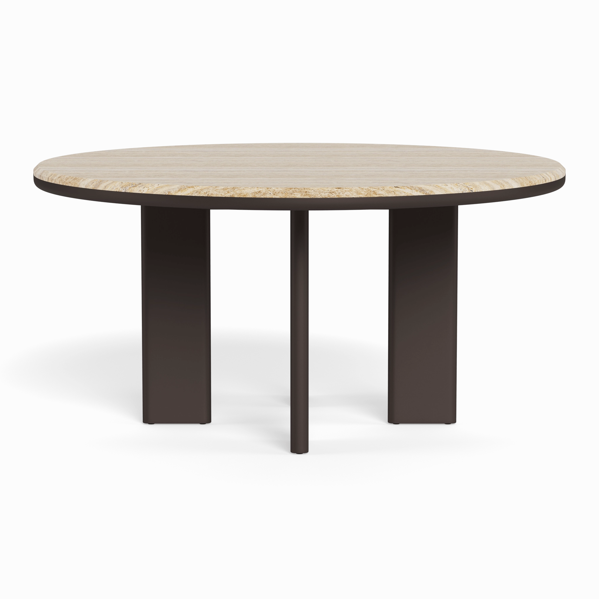 Palm Beach Aluminum Round Dining Table 60"