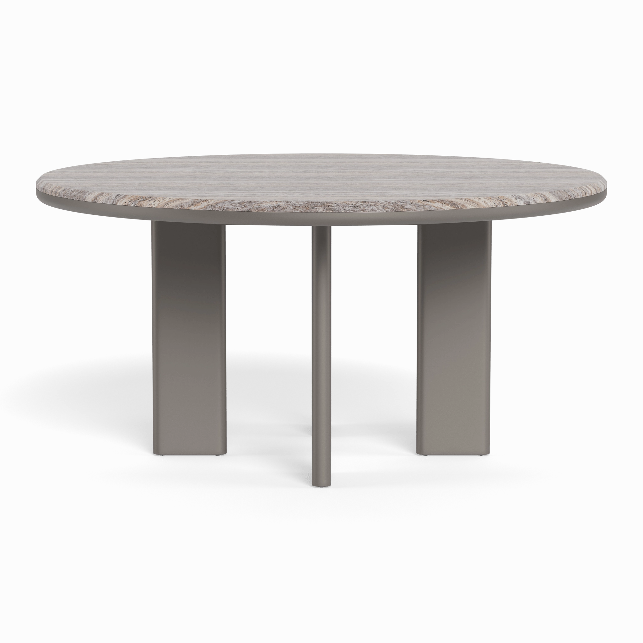 Palm Beach Aluminum Round Dining Table 60"