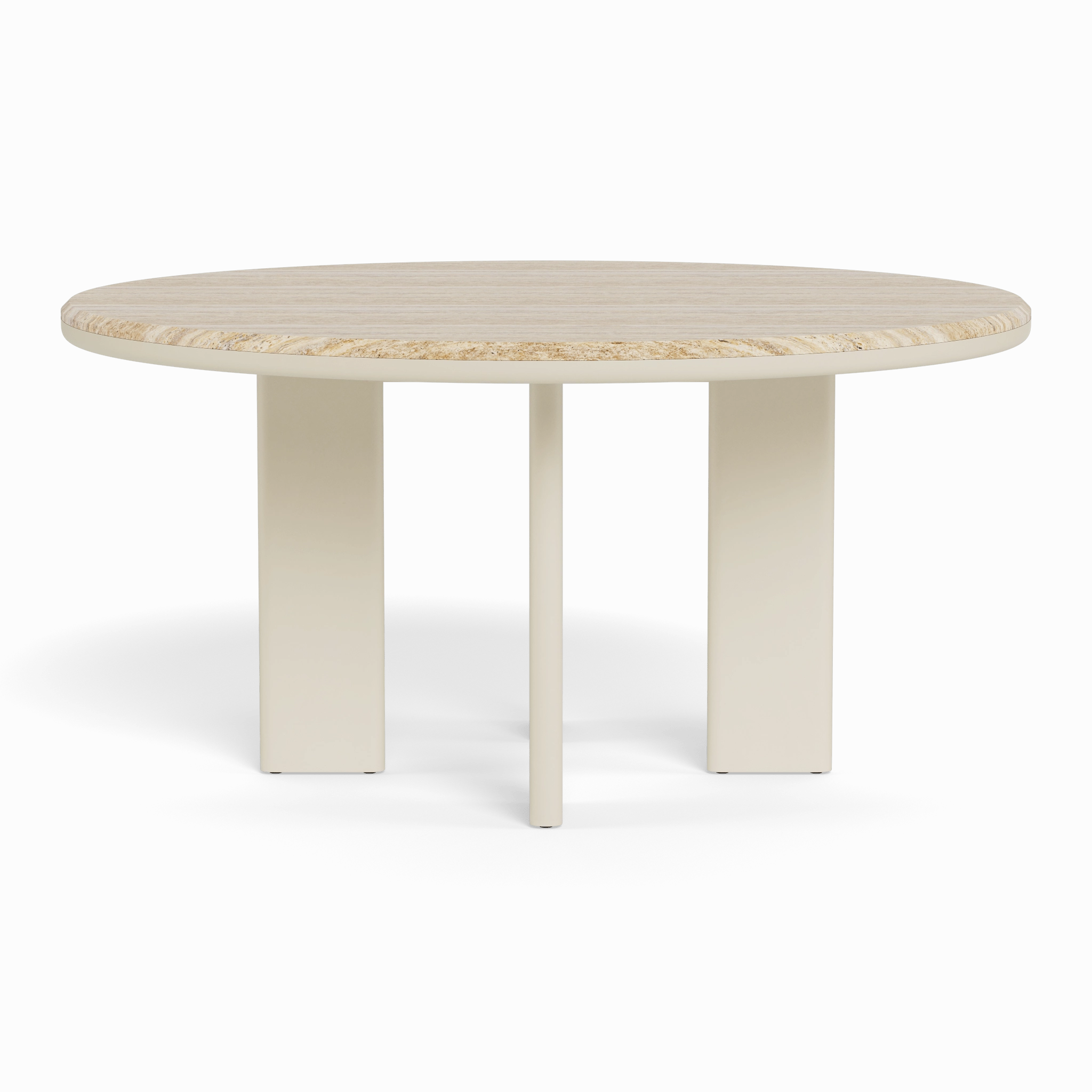 Palm Beach Aluminum Round Dining Table 60"