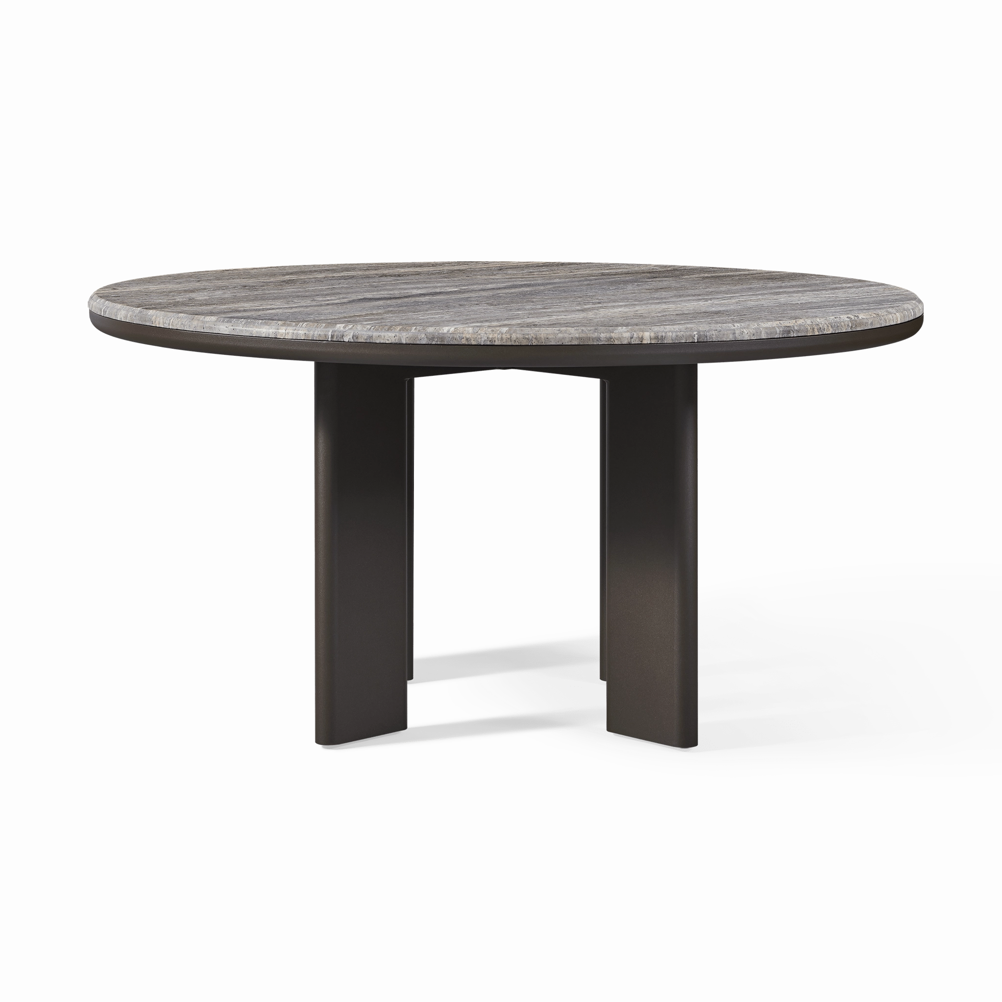 Palm Beach Aluminum Round Dining Table 60"outdoor table for balcony or garden