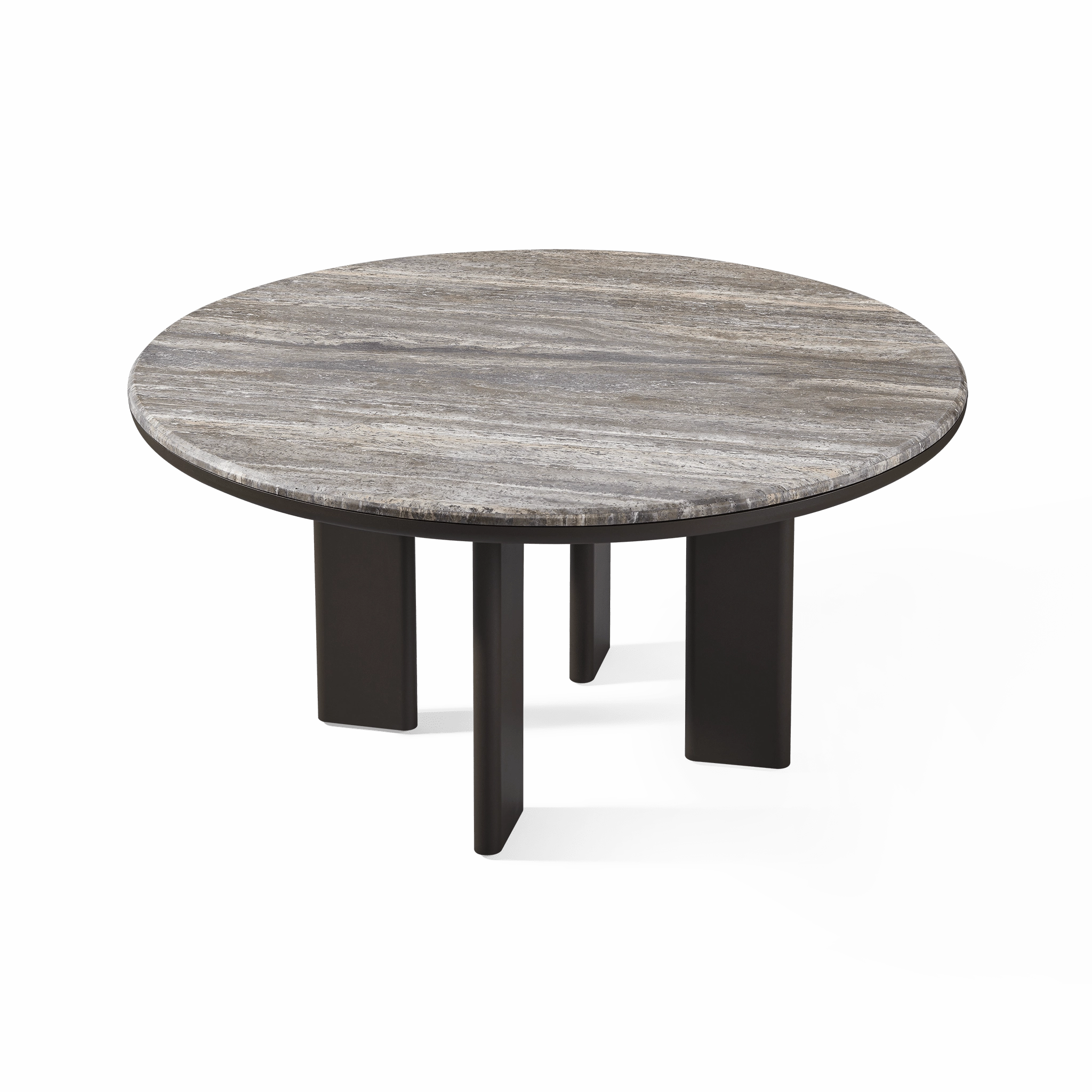 Palm Beach Aluminum Round Dining Table 60"