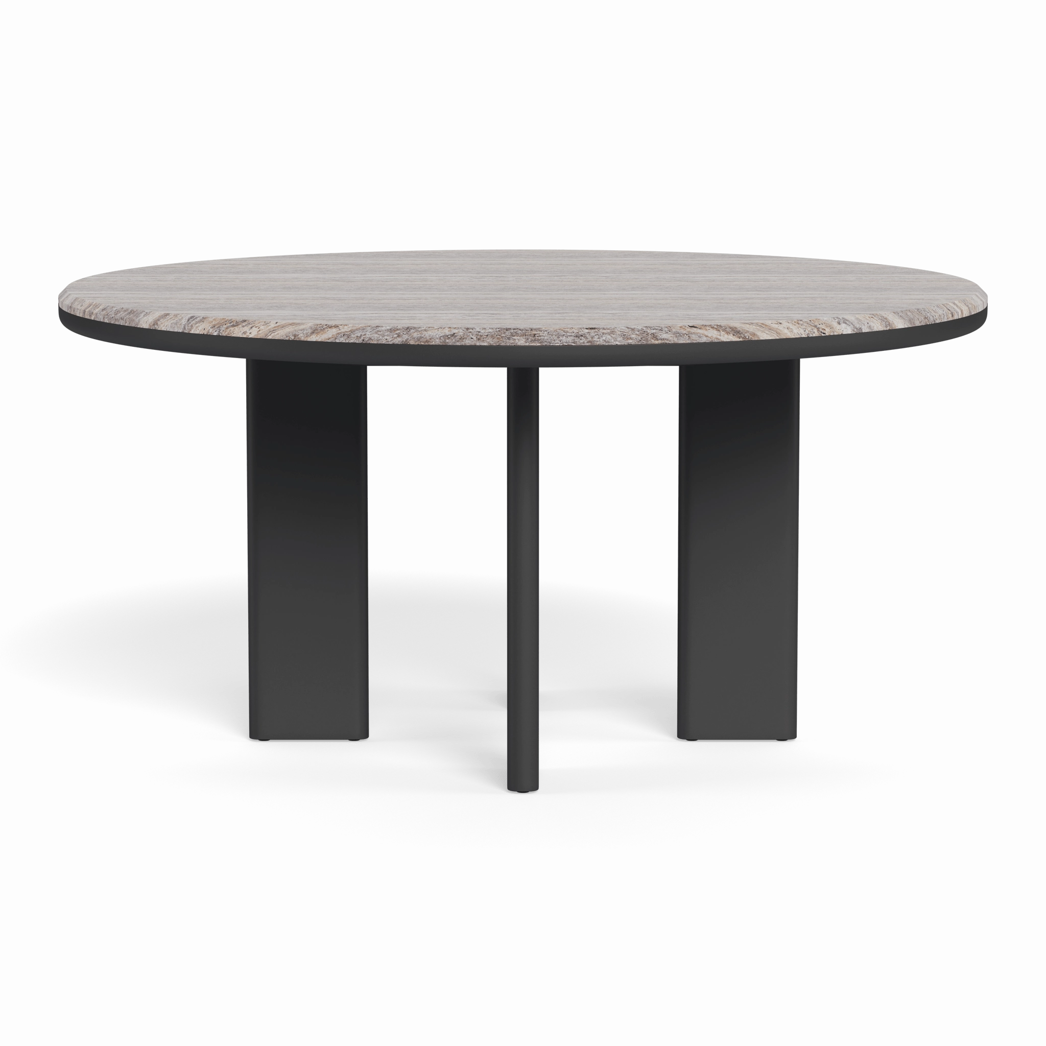 Palm Beach Aluminum Round Dining Table 60"