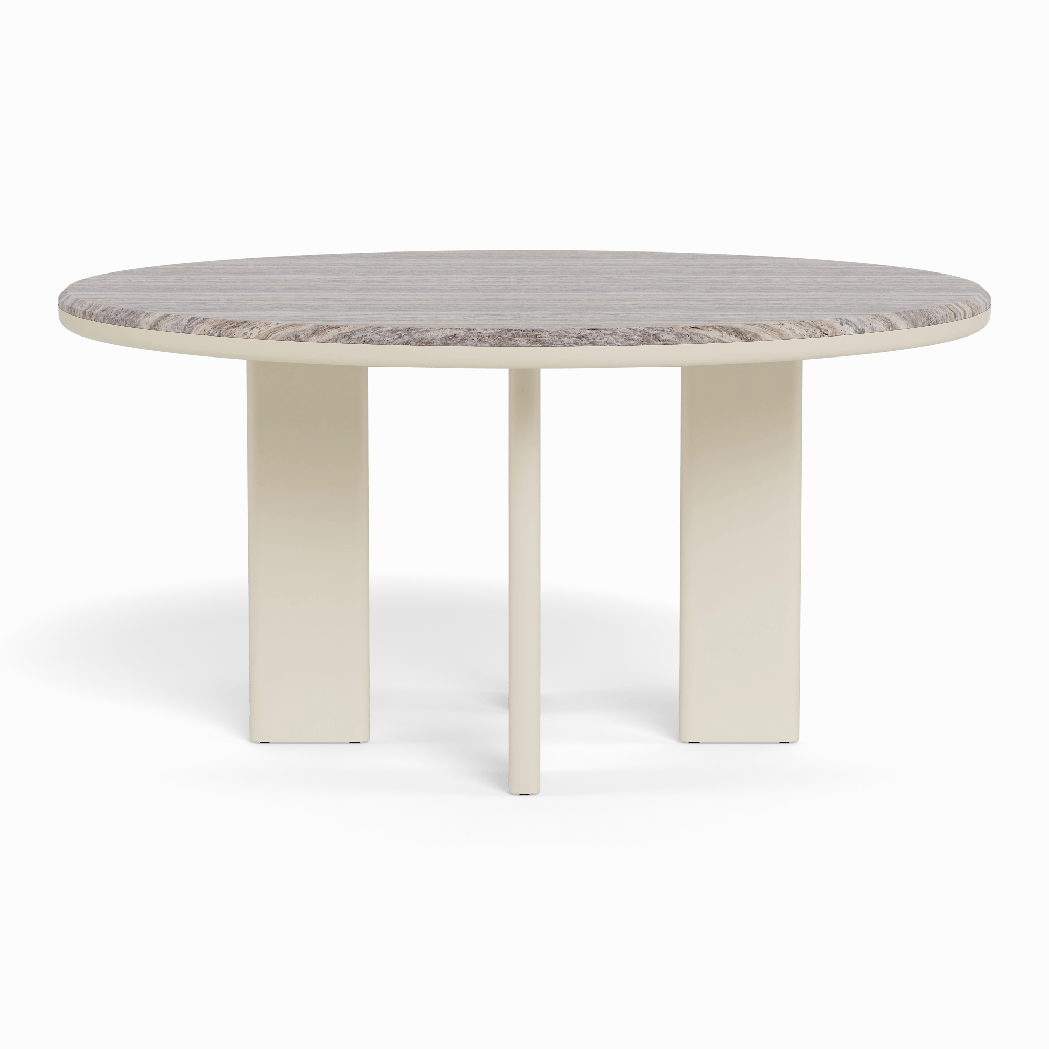 Palm Beach Aluminum Round Dining Table 60"