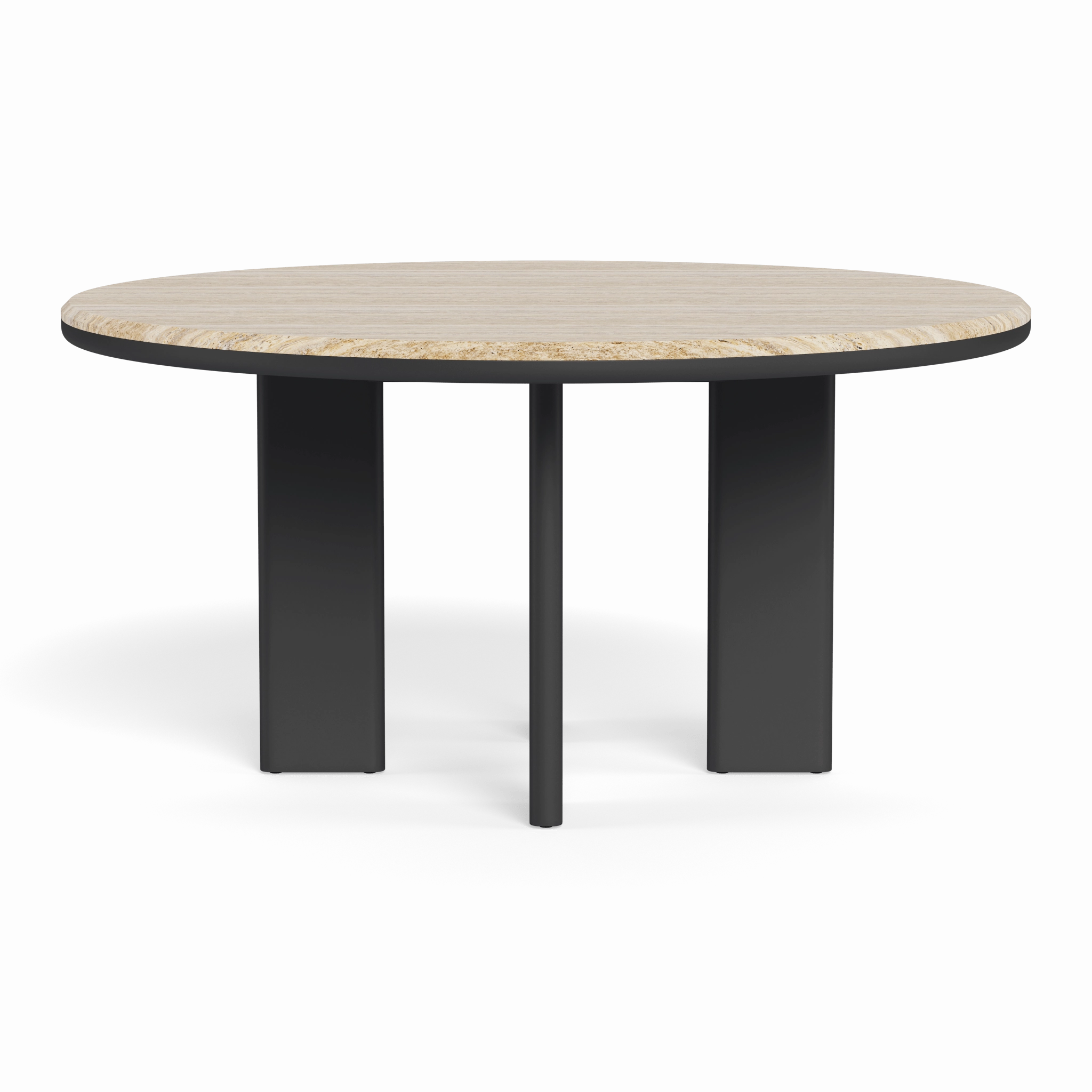 Palm Beach Aluminum Round Dining Table 60"
