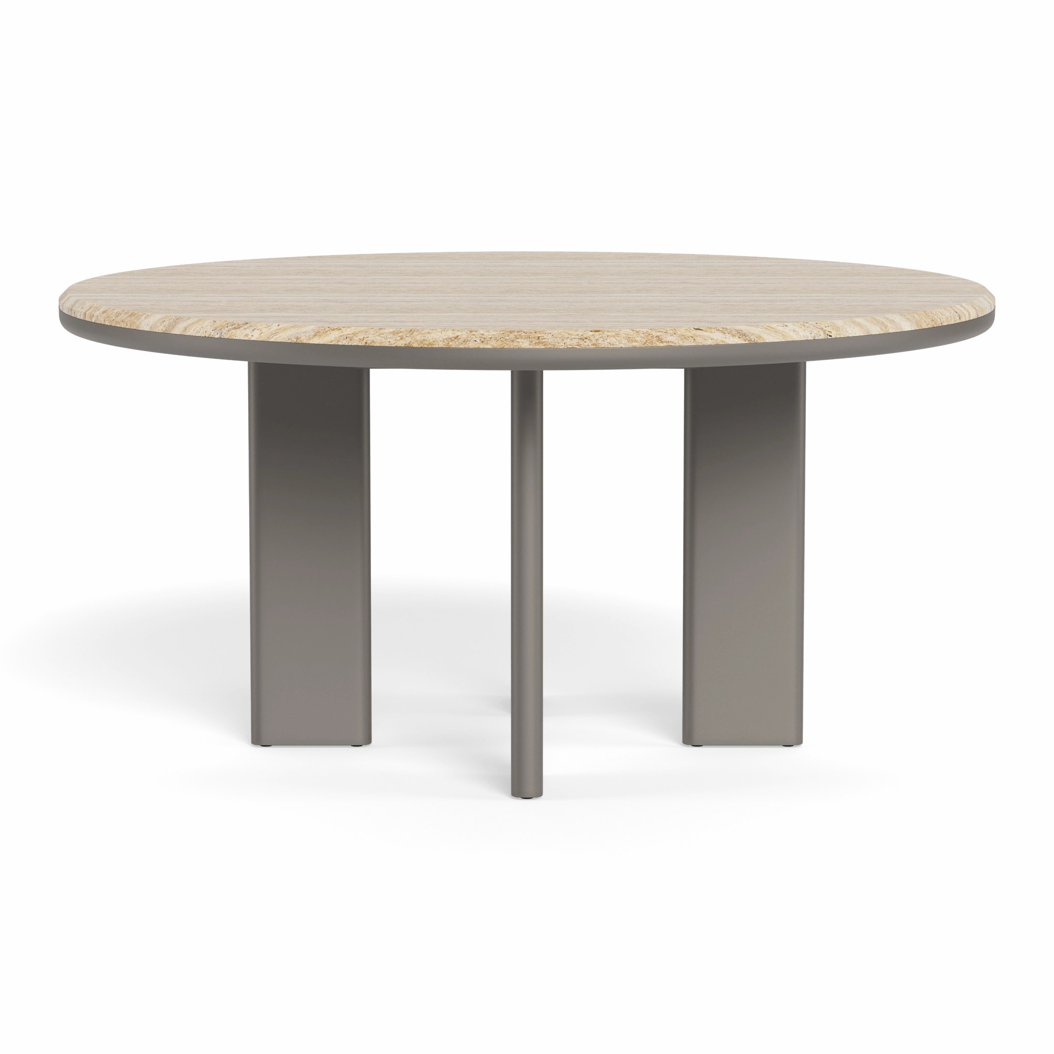 Palm Beach Aluminum Round Dining Table 60"