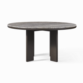 Palm Beach Aluminum Round Dining Table 60"outdoor table for balcony or garden