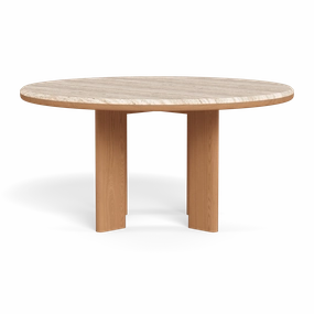 Palm Beach Teak Round Dining Table 60"outdoor table for balcony or garden