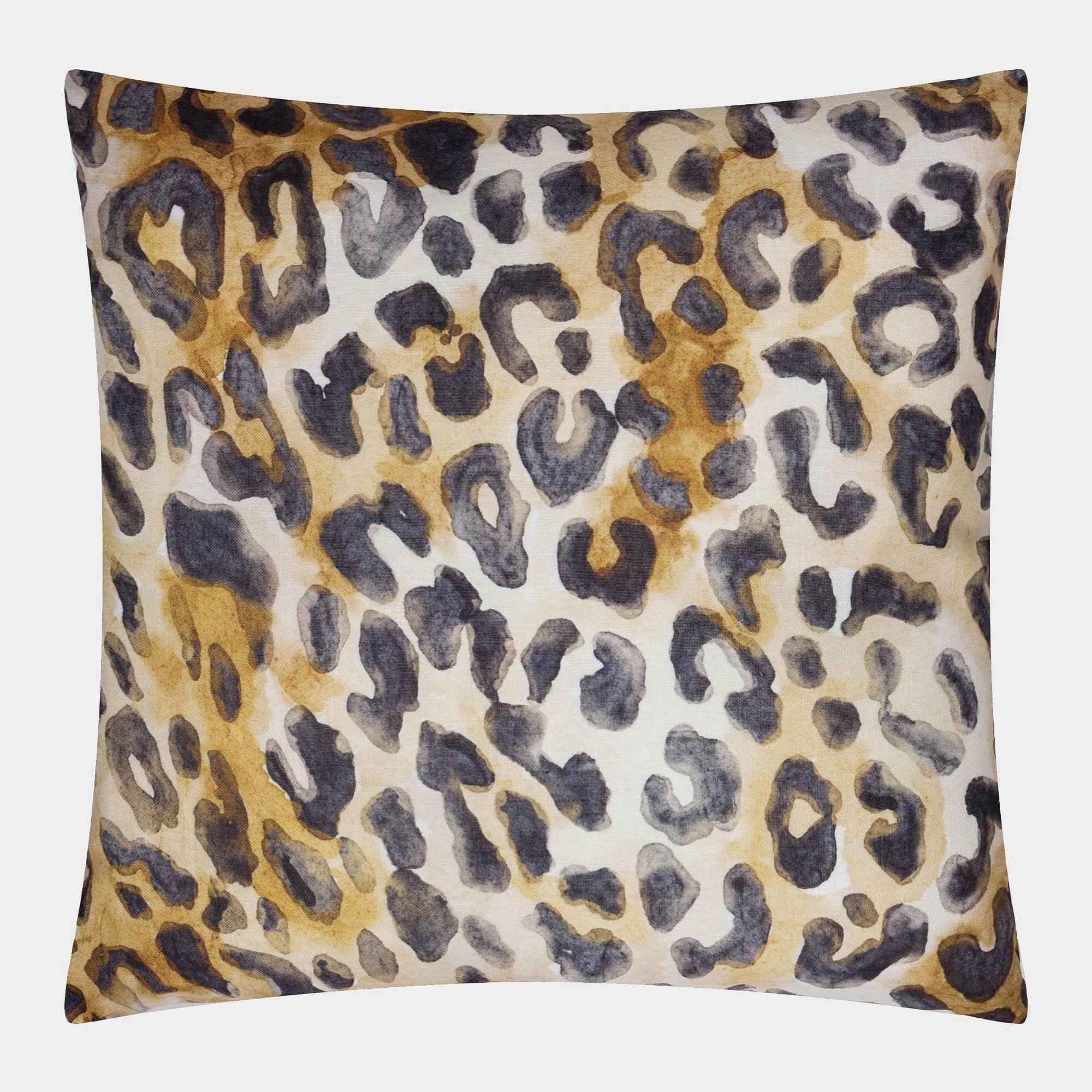 Panthera - Black & Gold Outdoor Cushion 50x50cm