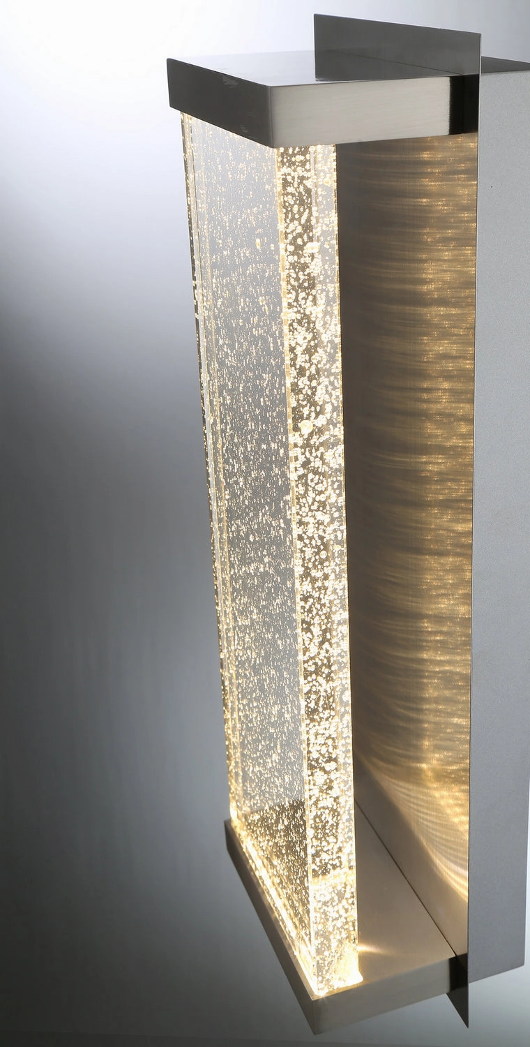 Paradiso LED Outdoor Wall Mount Satin Nickel