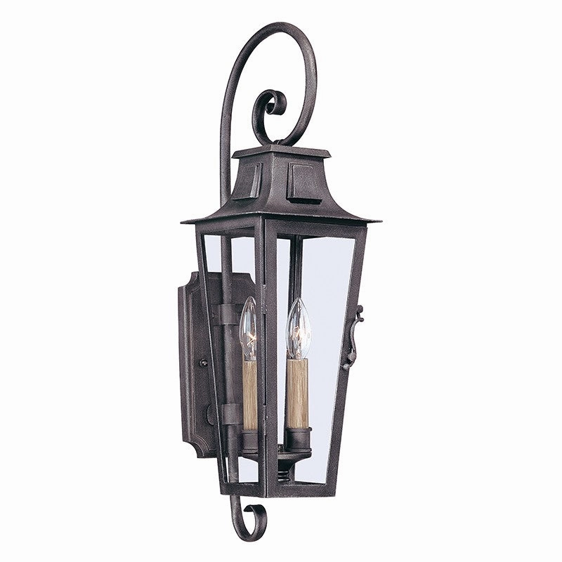 Parisian Square Two Light Wall Lantern Aged PewterOutdoor wall sconces with motion sensor
