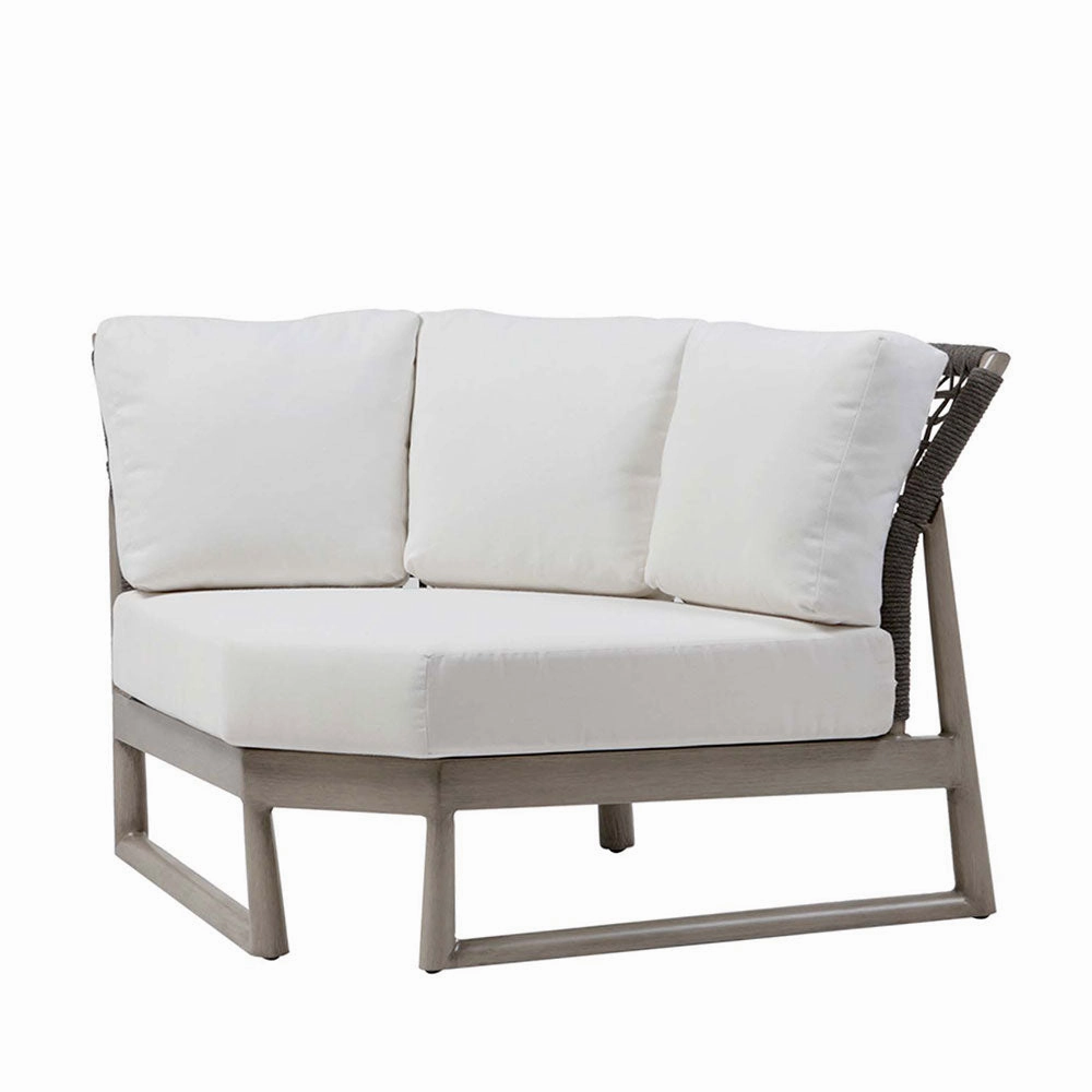 Park West Curved Corneraluminum alloy outdoor sofa set