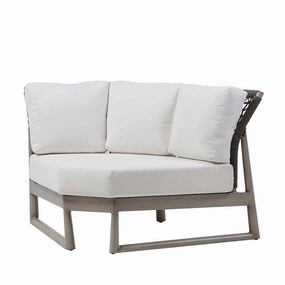 Park West Curved Corneraluminum alloy outdoor sofa set