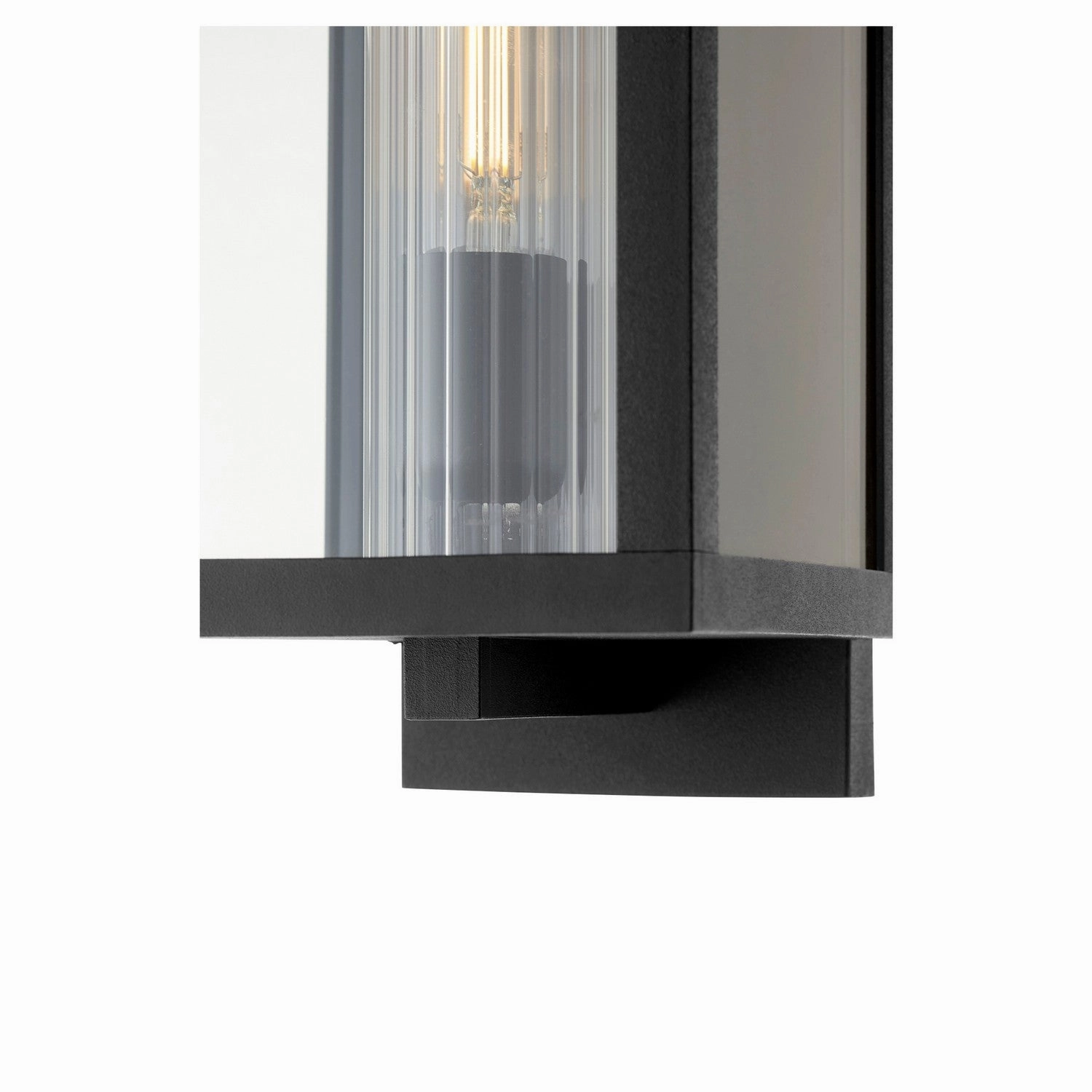 Parks One Light Wall Mount Textured Black