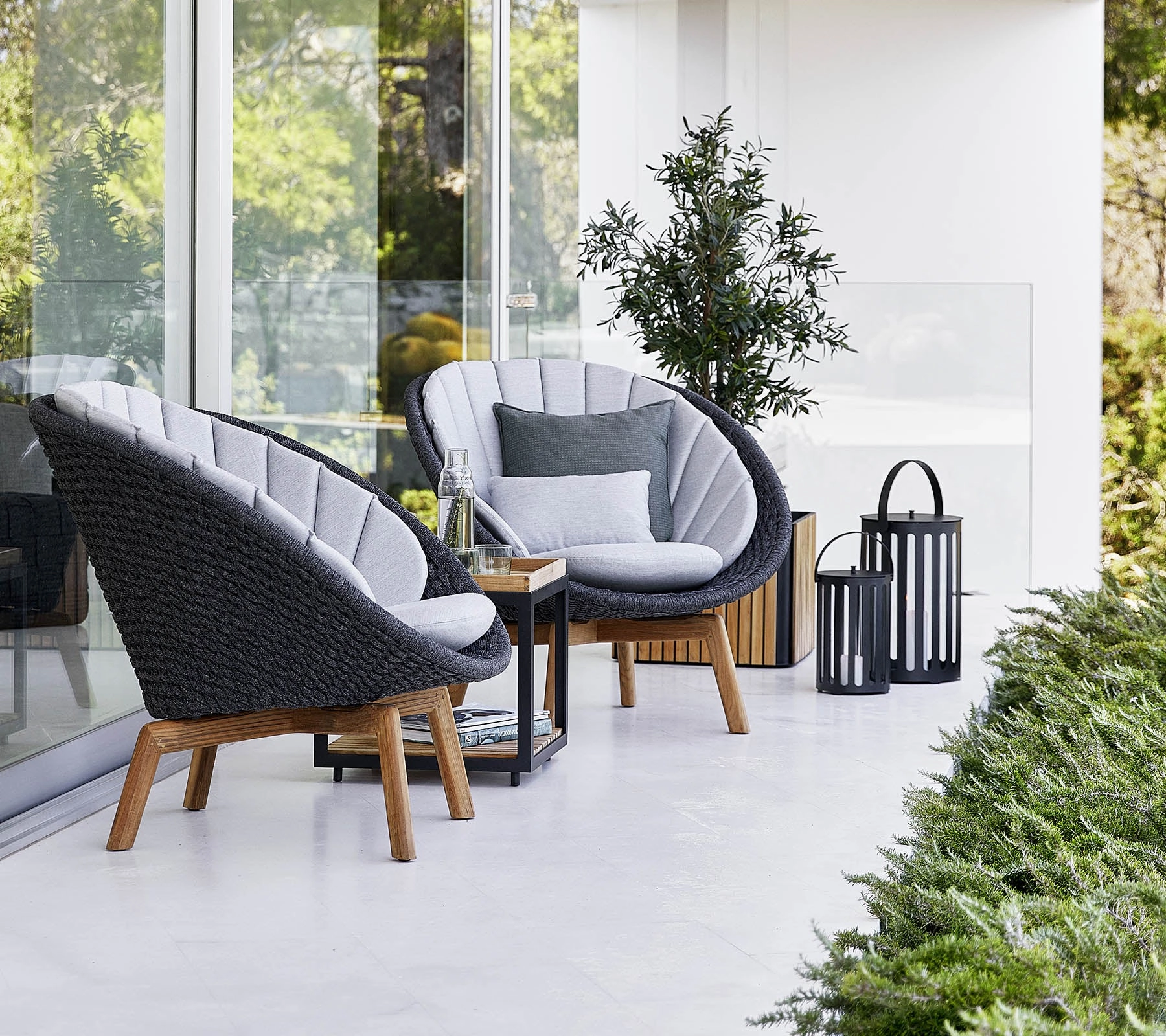 Peacock lounge chair