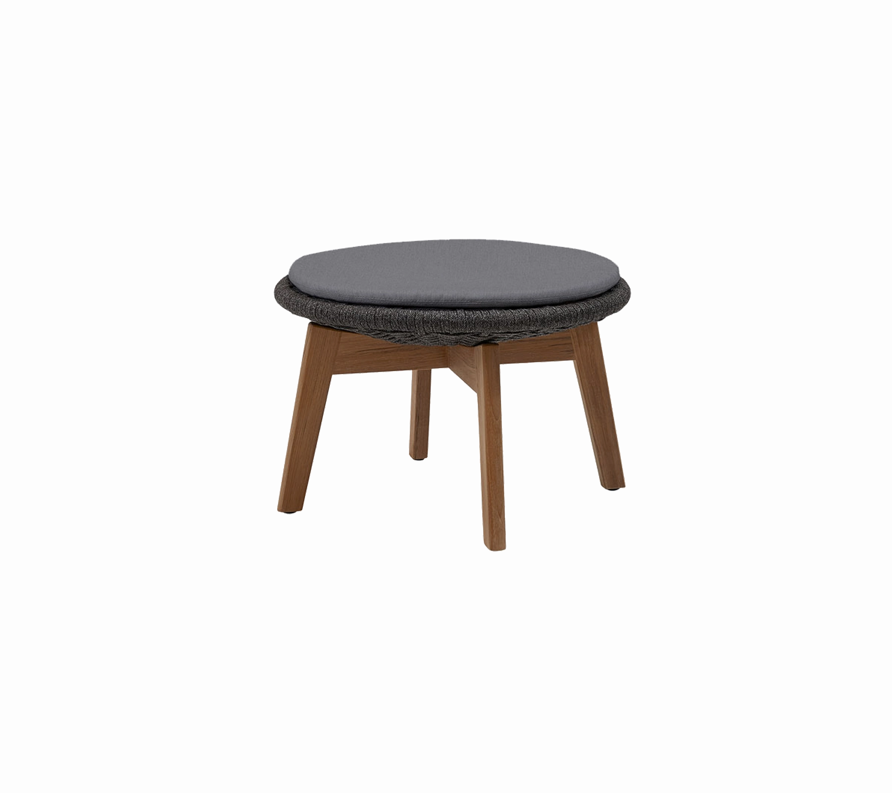 Peacock side table/footstool