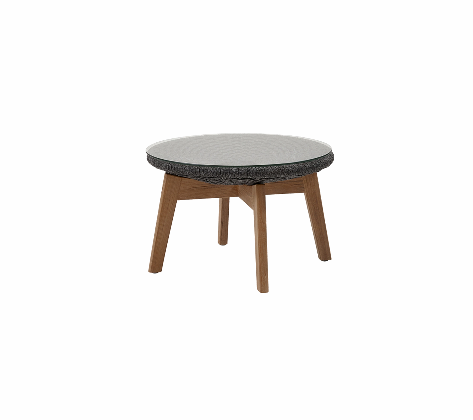 Peacock side table/footstool