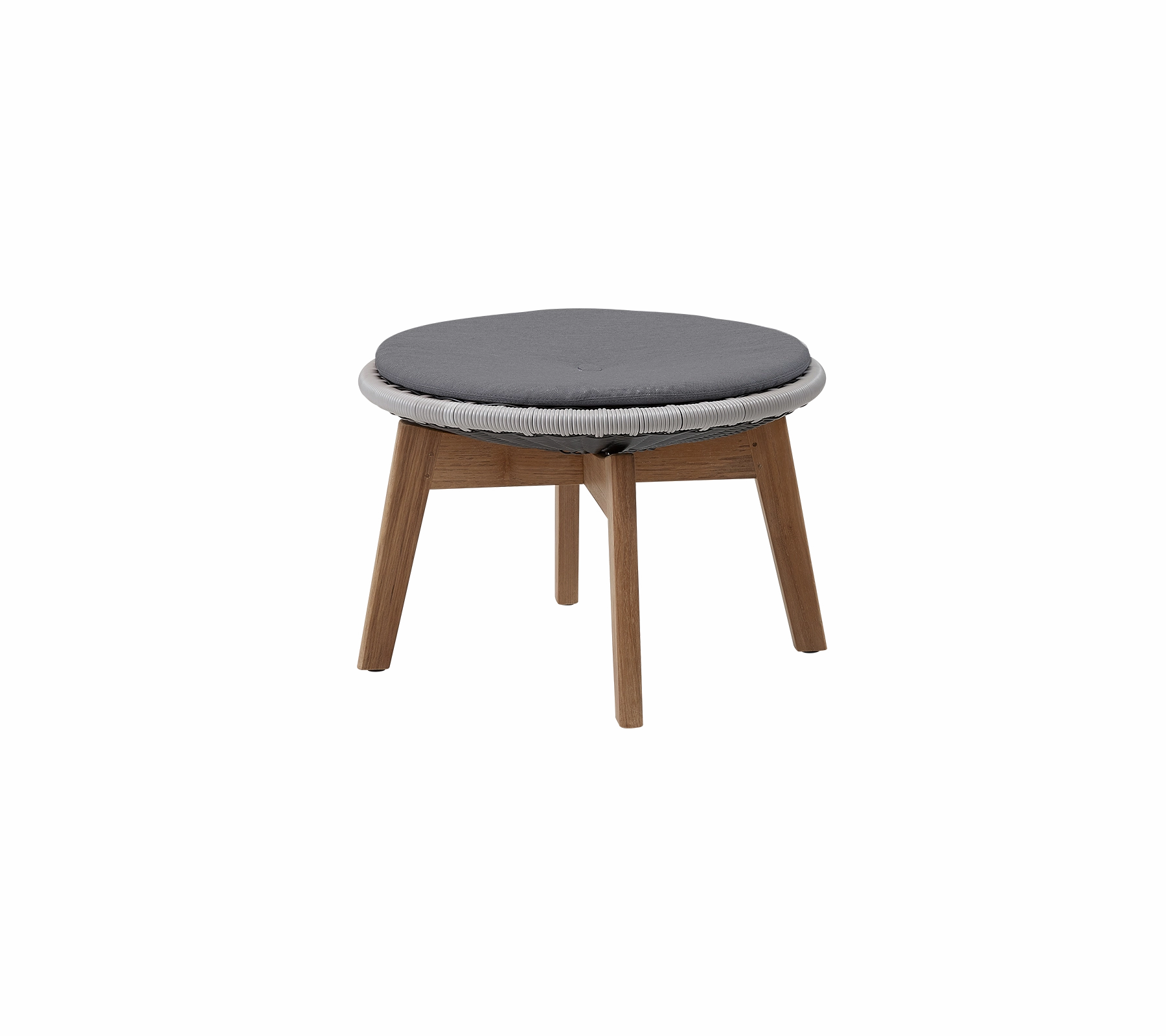 Peacock side table/footstool