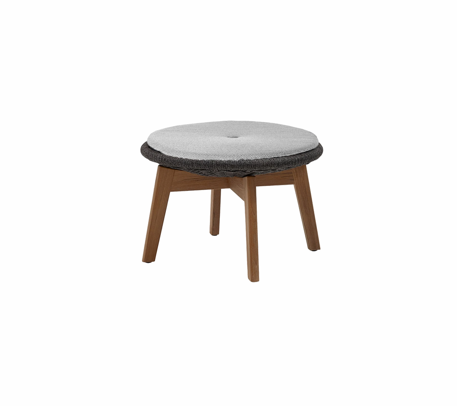 Peacock side table/footstool