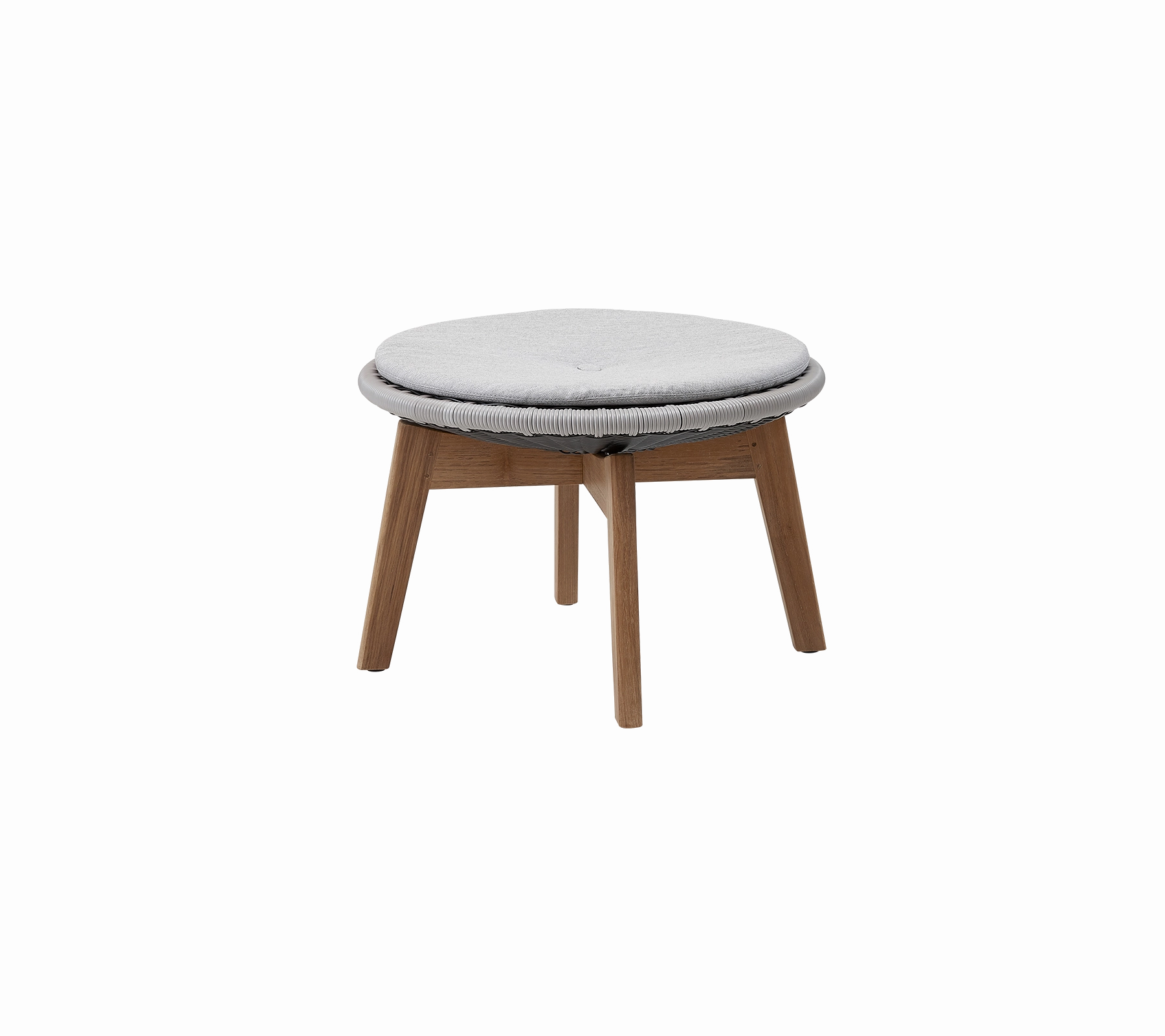 Peacock side table/footstool