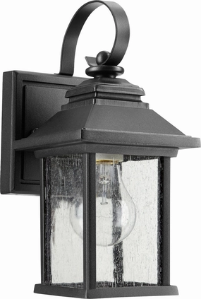 Pearson One Light Outdoor Lantern Textured BlackOutdoor wall sconces with motion sensor