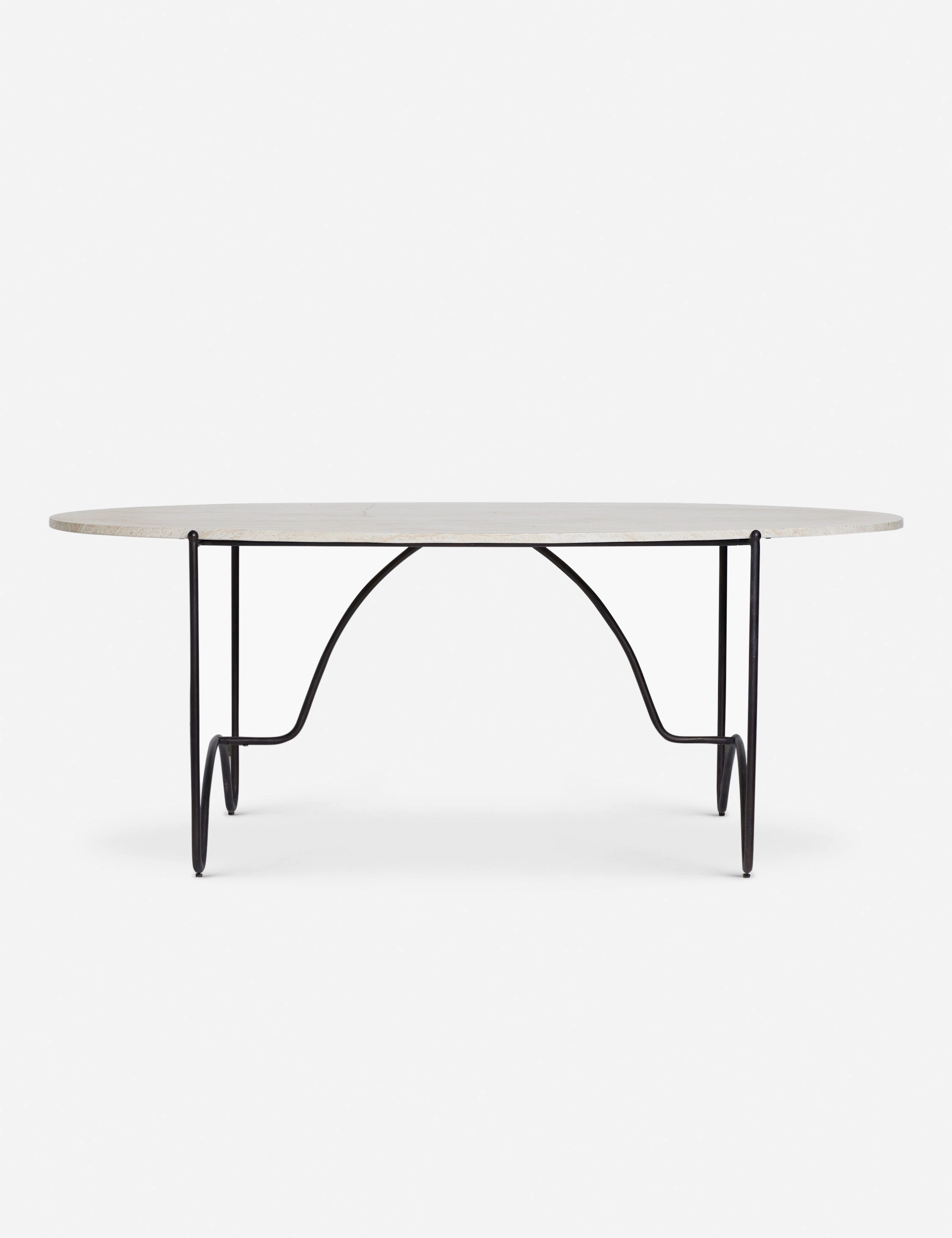 Peggy Outdoor Oval Dining Table by Sarah Sherman Samuel