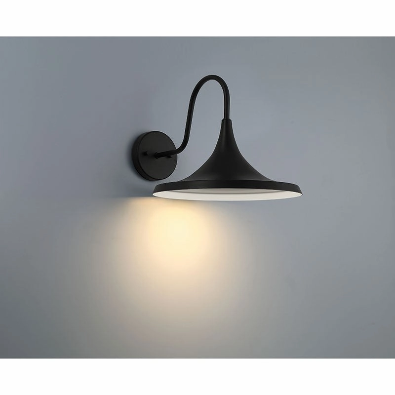 Pella LED Outdoor Wall Mount Black