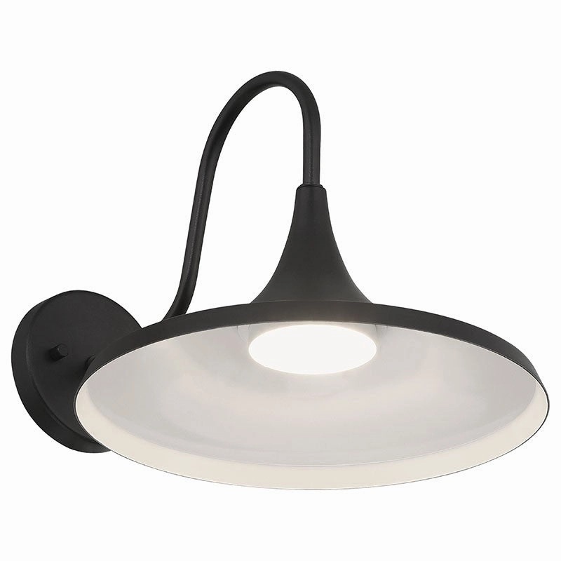 Pella LED Outdoor Wall Mount Black