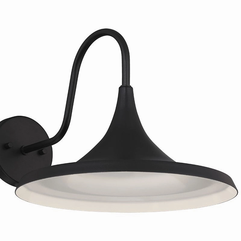 Pella LED Outdoor Wall Mount Black