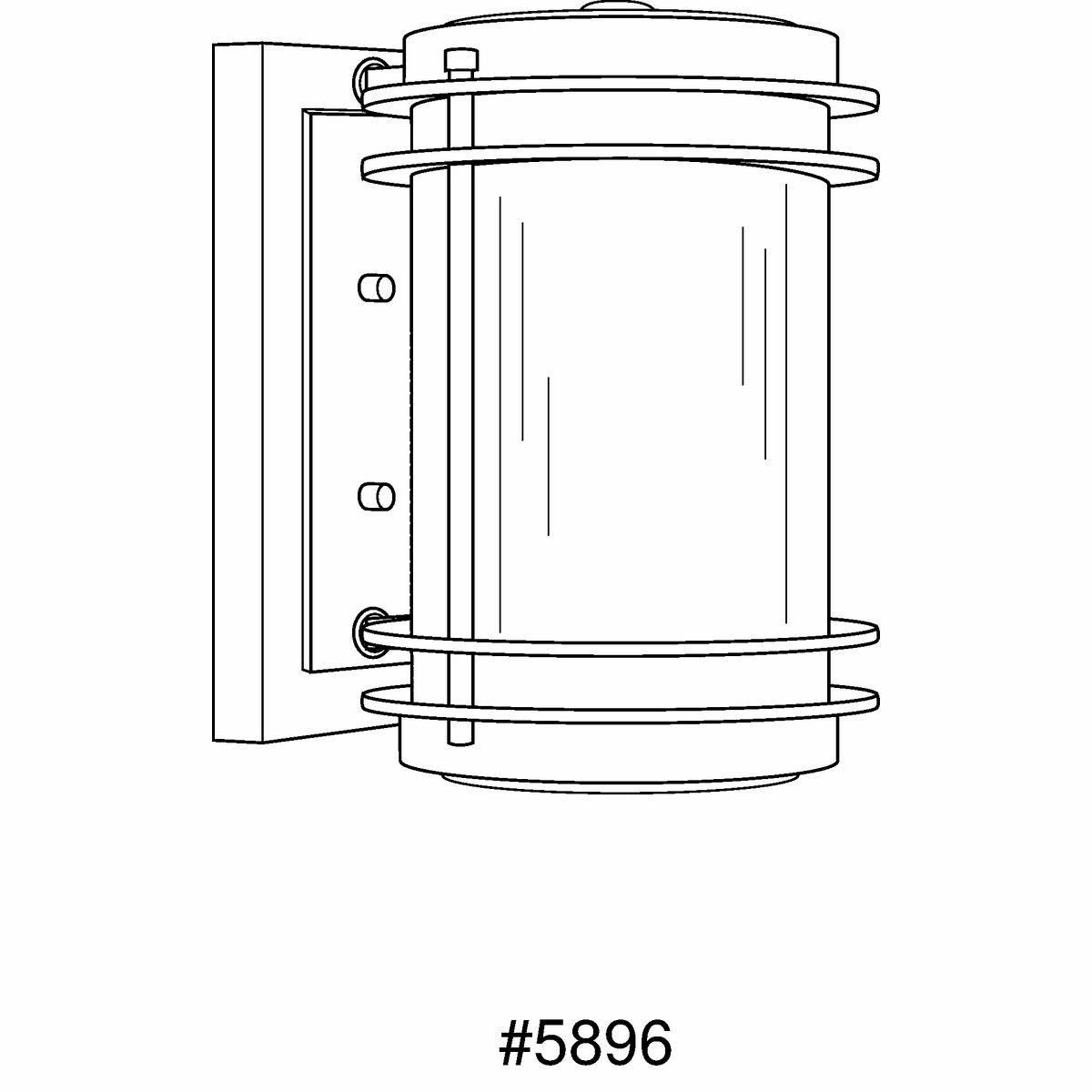 Penfield One Light Wall Lantern Oil Rubbed Bronze