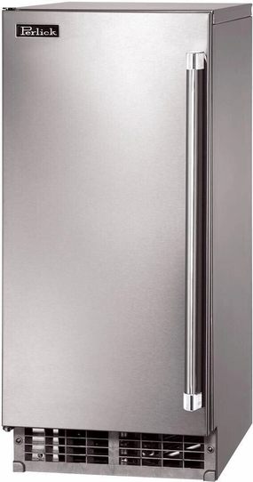 Perlick 15 inch Series Outdoor Undercounter Ice Maker H80CIMS outdoor beverage cooler with wheels