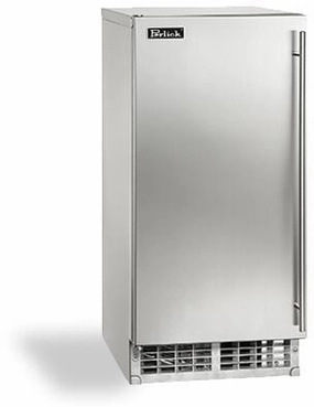 Perlick 15 inch Series Outdoor Undercounter Ice Maker H80CIMS-AD outdoor beverage cooler with wheels