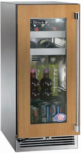 Perlick 15 inch Signature Series 2.8 cu.ft.Beverage Center HP15BO-4-4 outdoor beverage cooler with wheels
