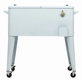 Permasteel 80QT Patio Cooler - Whiteoutdoor patio furniture set
